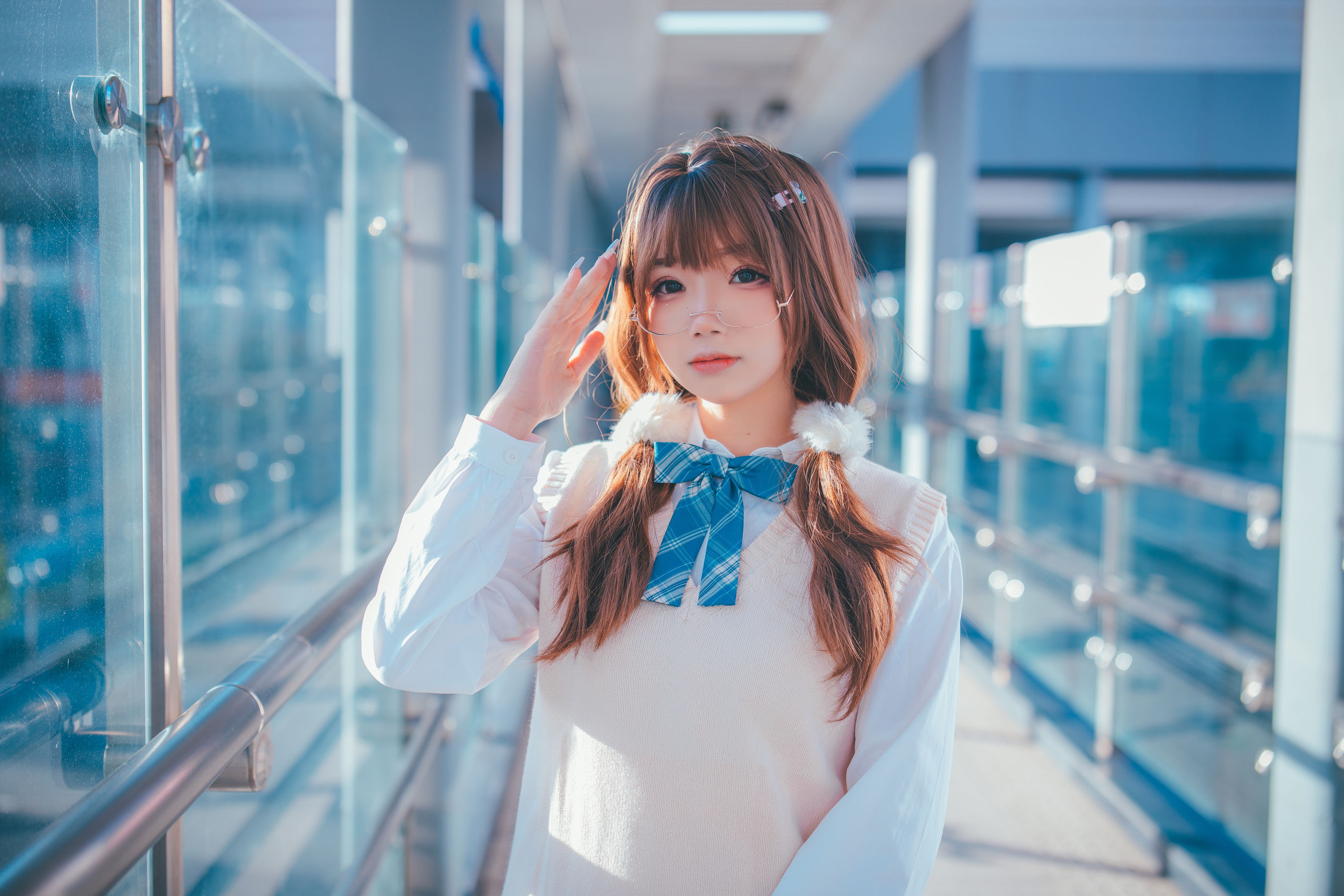 Cos小姐姐雪琪 JK夕阳