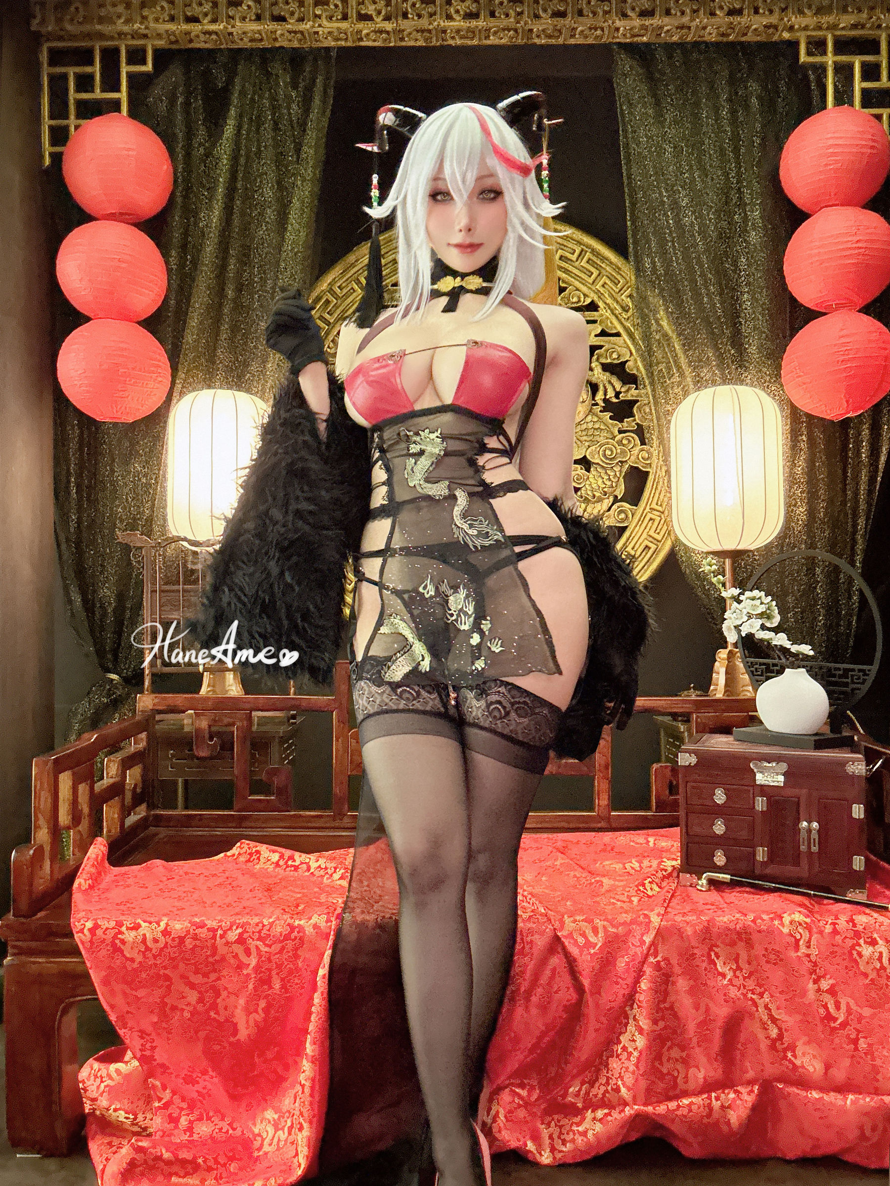 Hane 雨波写真 - AzurLane Agir Chipao 埃吉爾旗袍