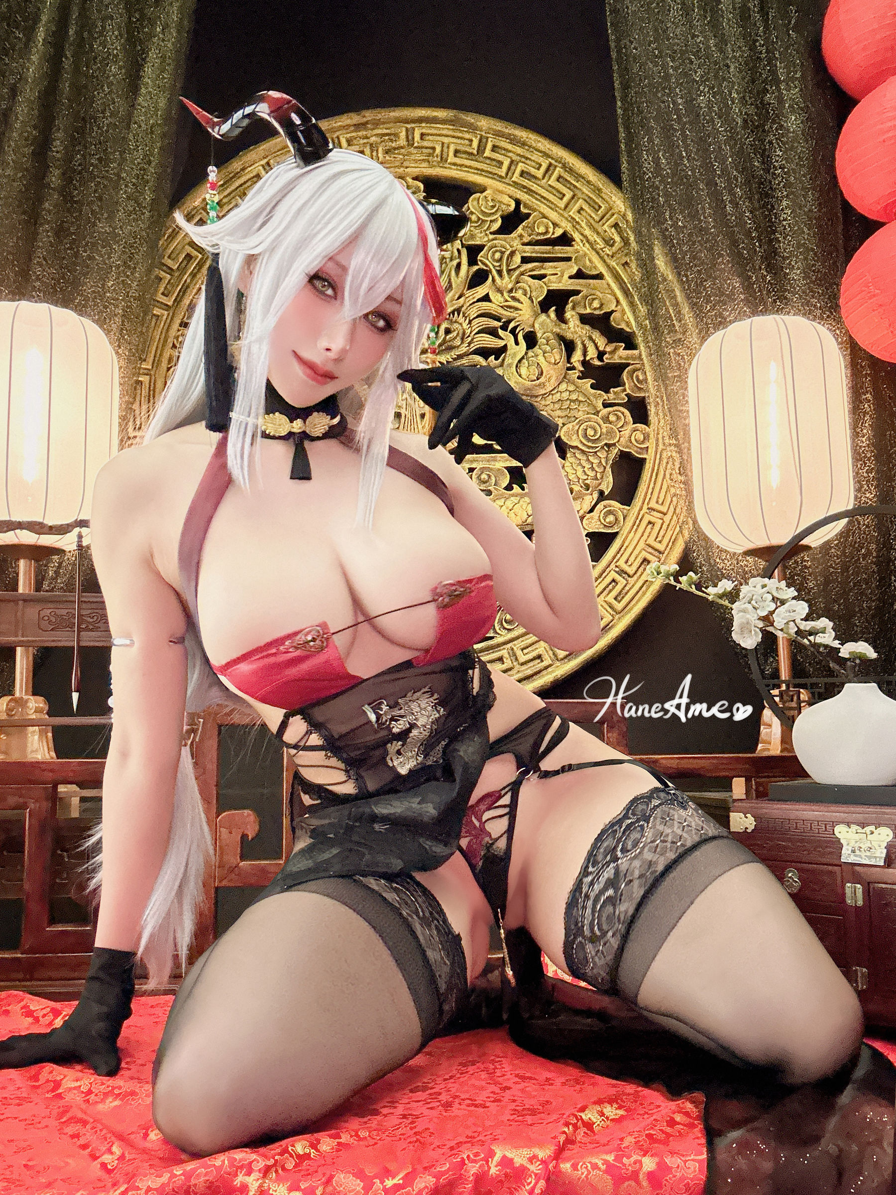 Hane 雨波写真 - AzurLane Agir Chipao 埃吉爾旗袍