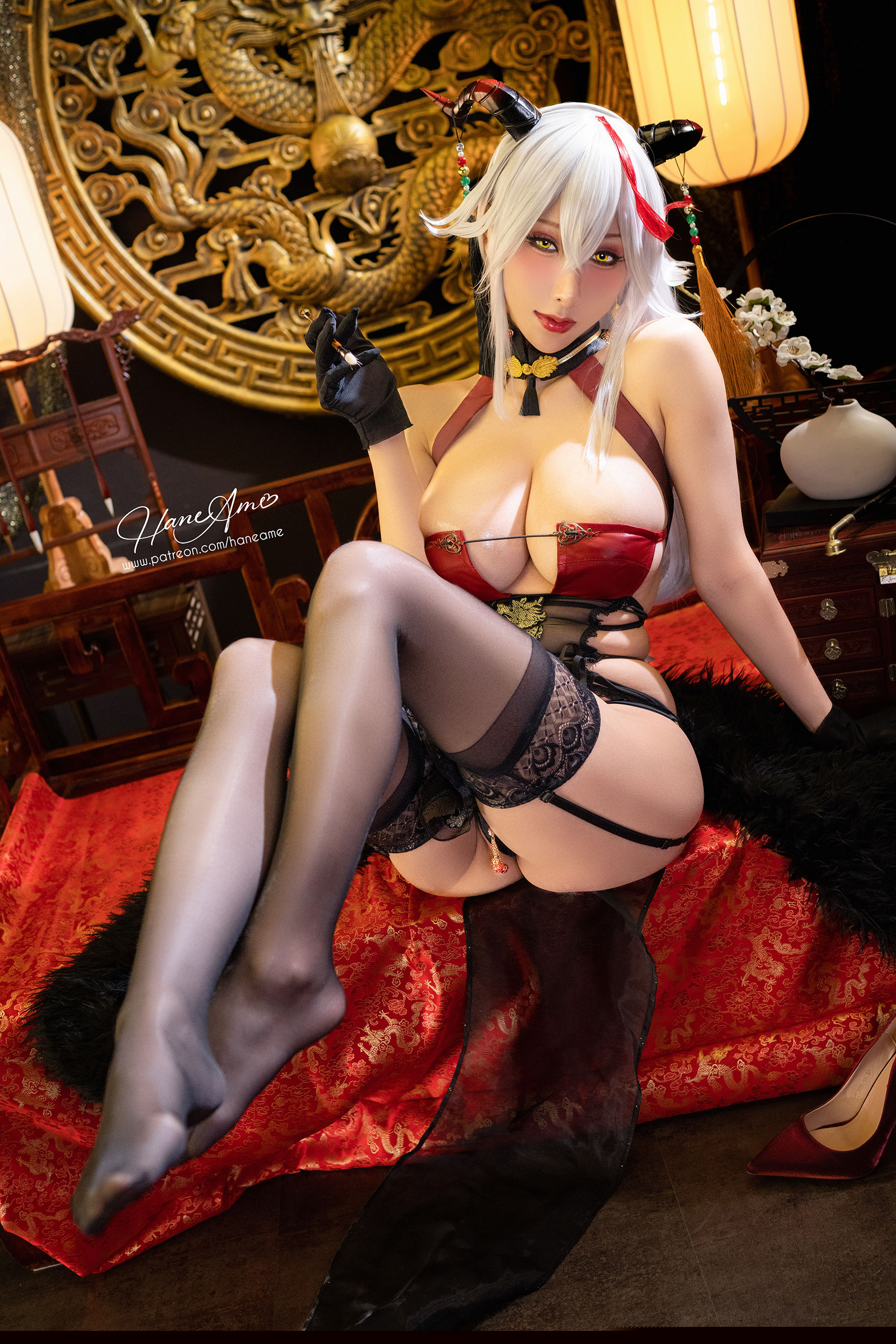 Hane 雨波写真 - AzurLane Agir Chipao 埃吉爾旗袍