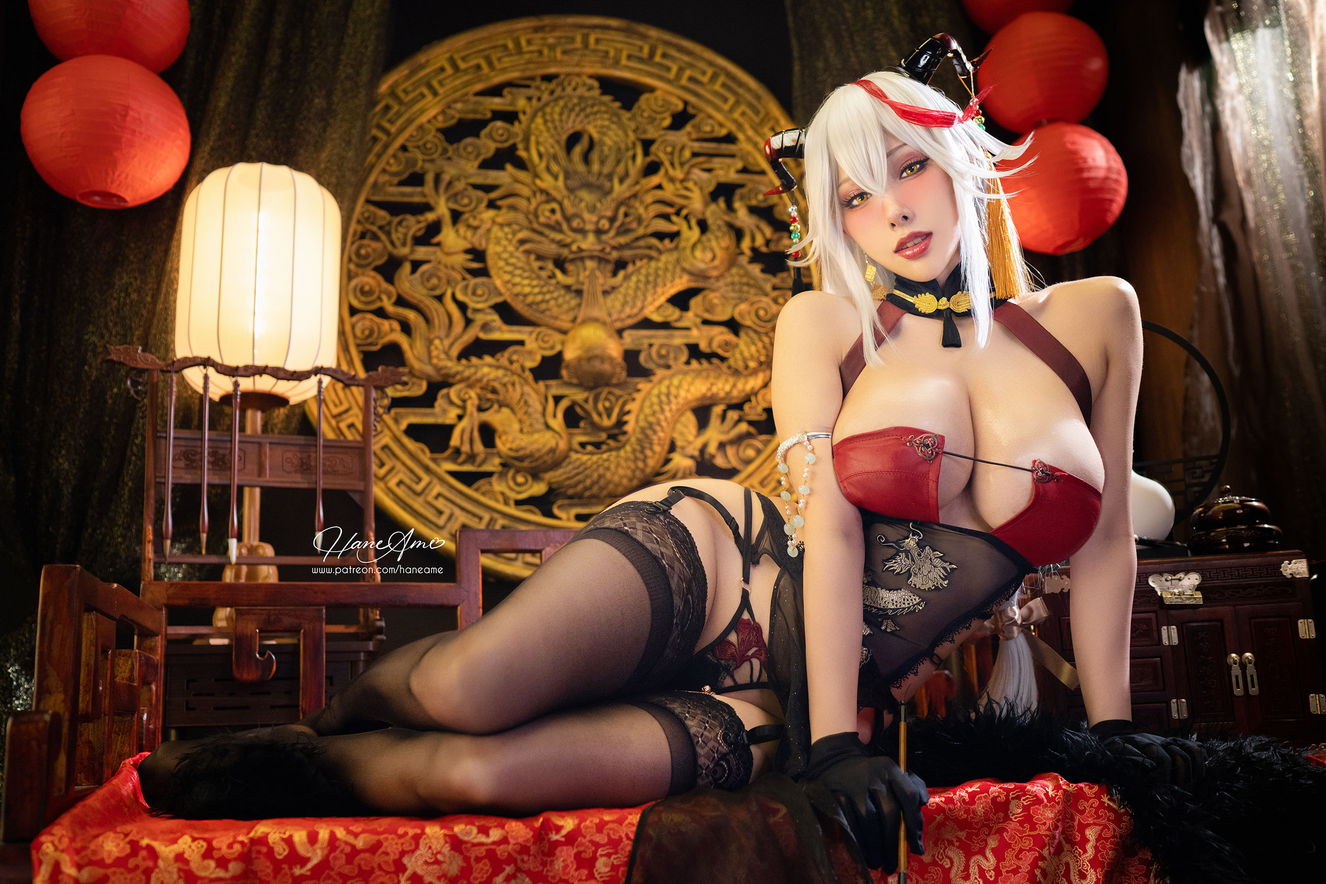 Hane 雨波写真 - AzurLane Agir Chipao 埃吉爾旗袍