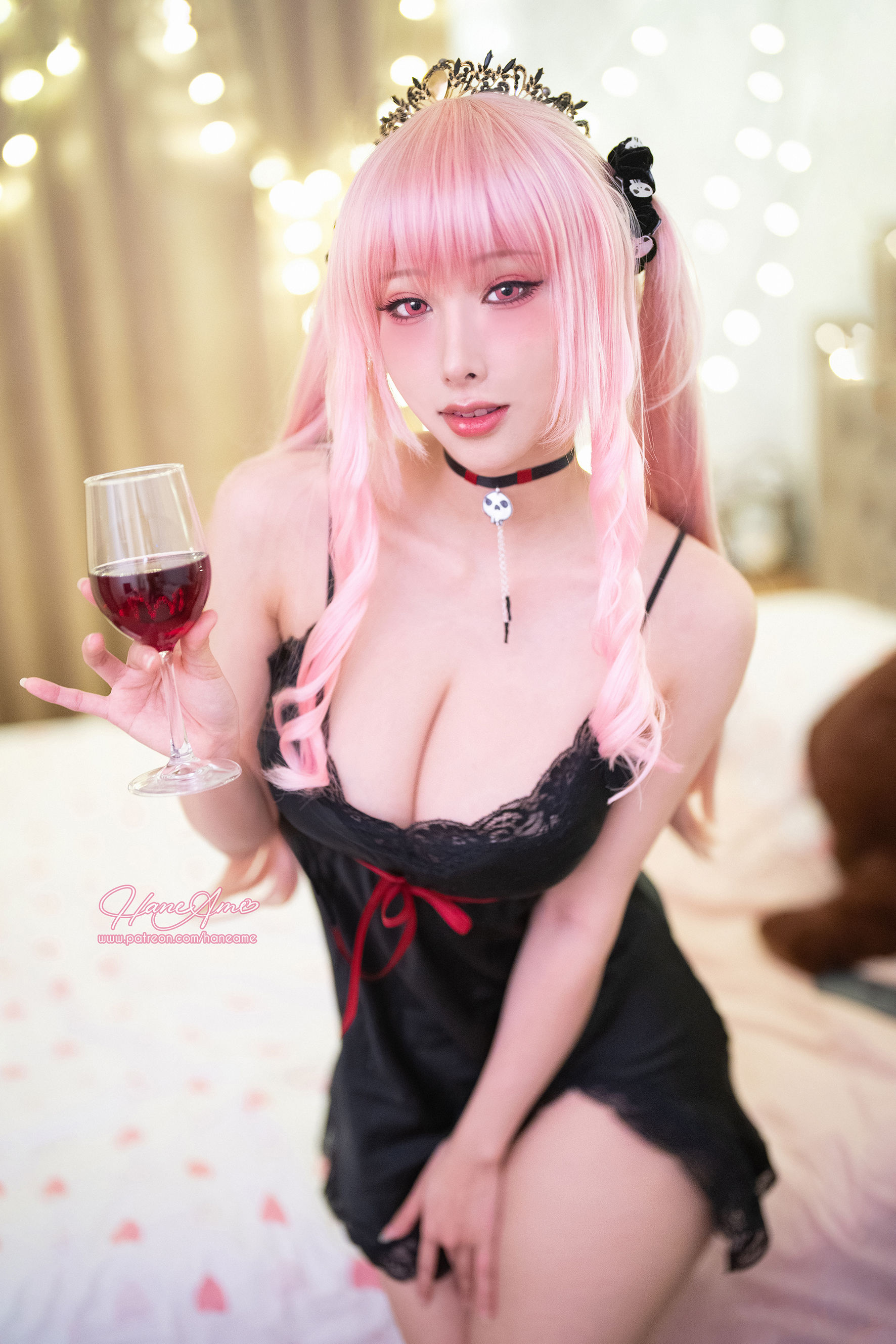 Hane 雨波写真 - Hololive Calliope 死神睡衣