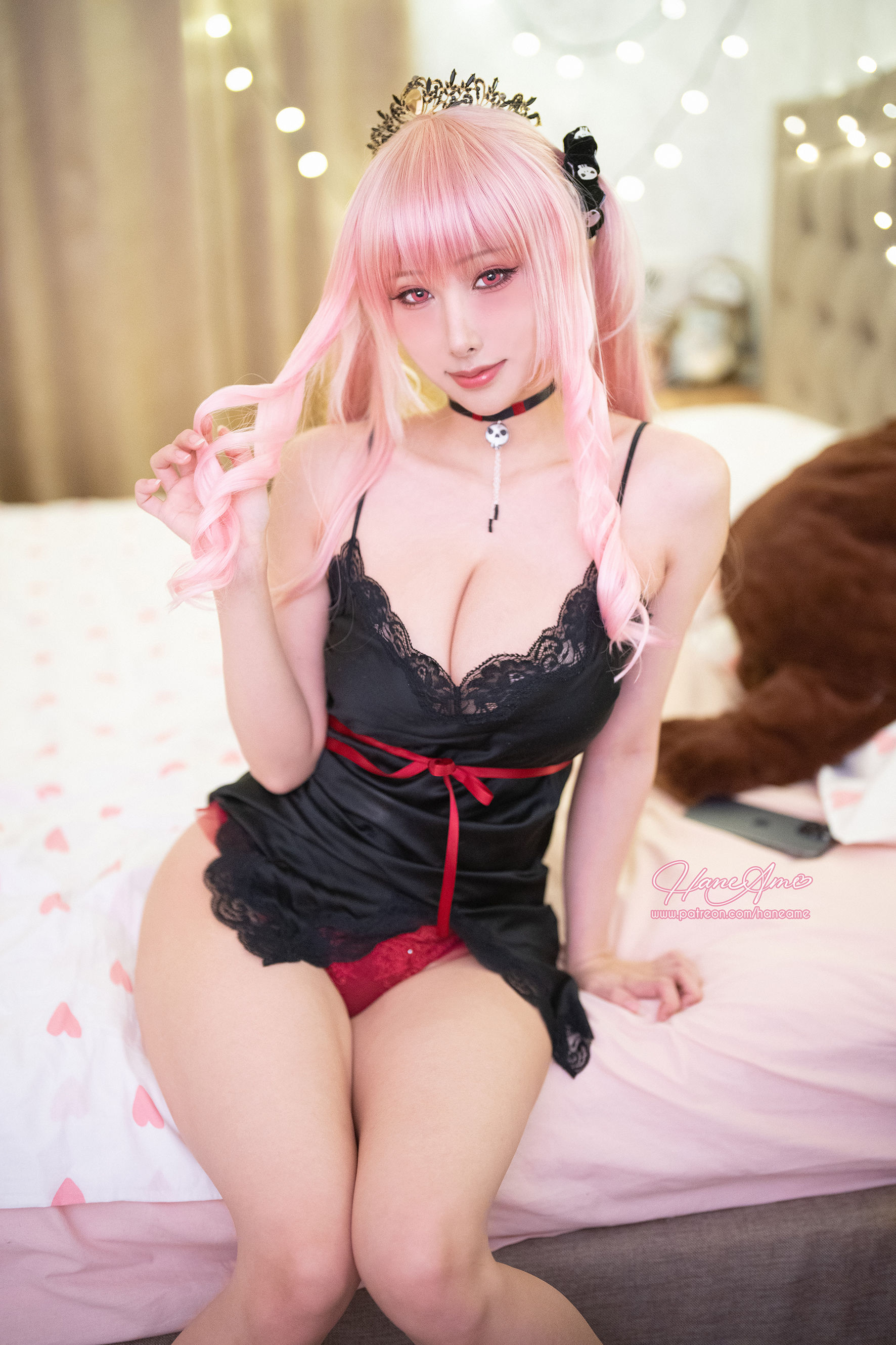 Hane 雨波写真 - Hololive Calliope 死神睡衣