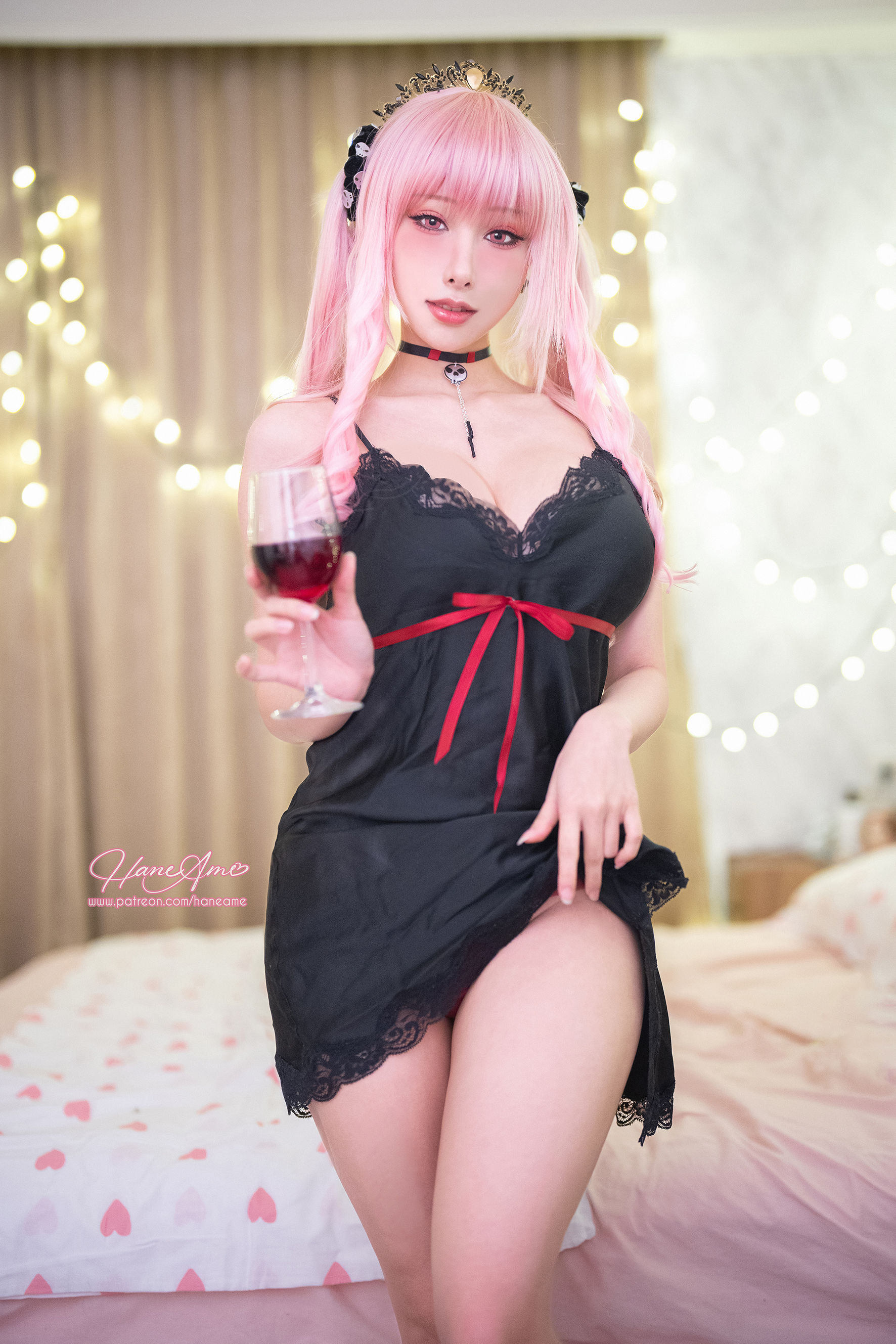 Hane 雨波写真 - Hololive Calliope 死神睡衣