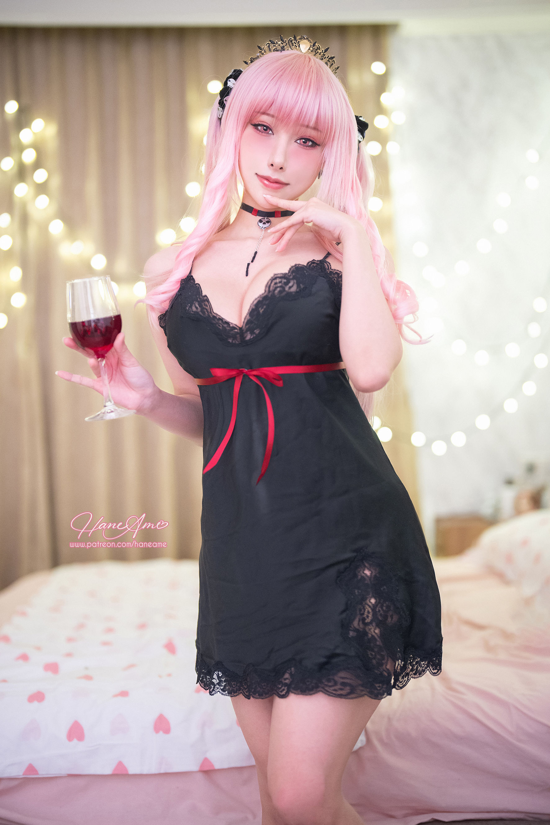 Hane 雨波写真 - Hololive Calliope 死神睡衣