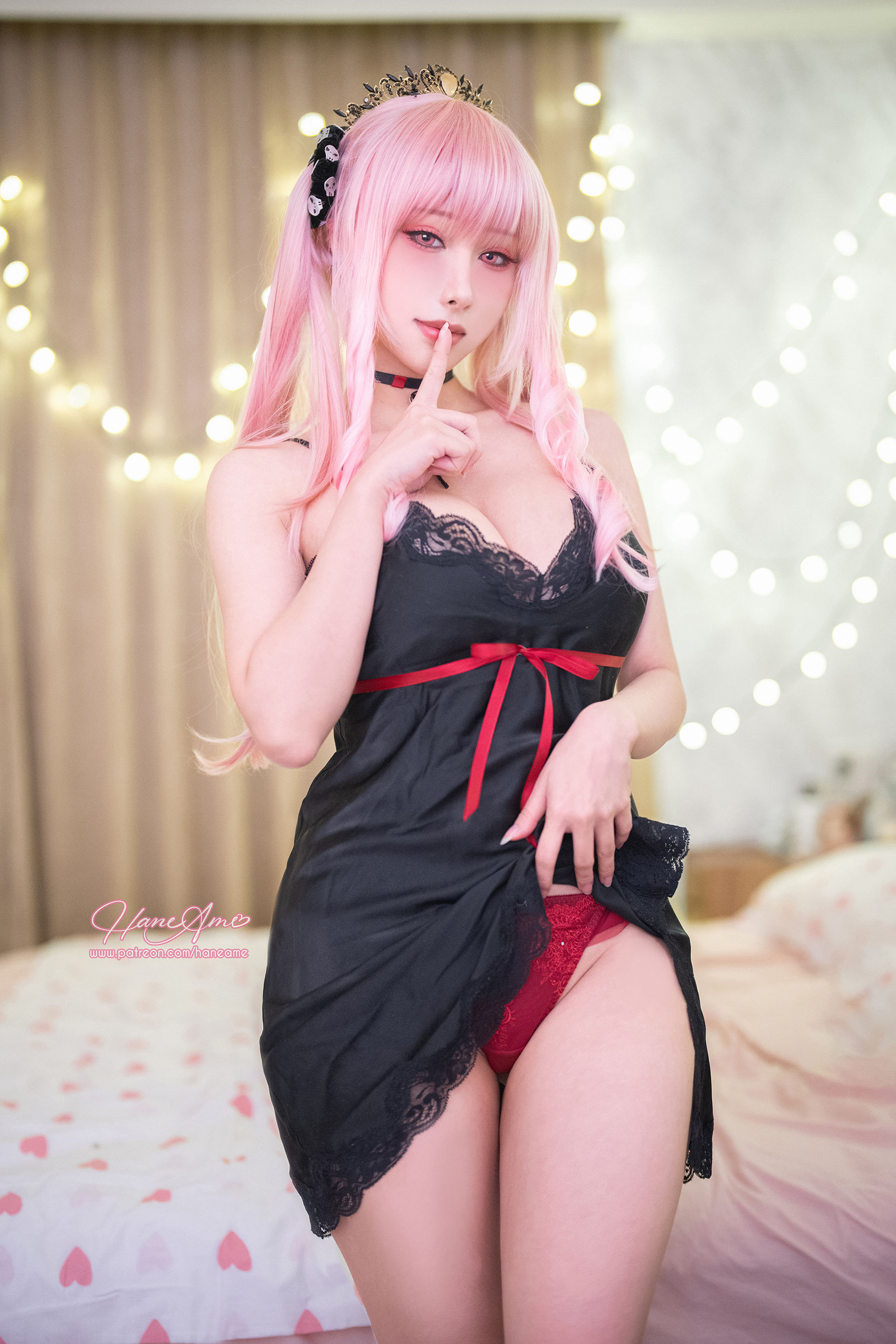 Hane 雨波写真 - Hololive Calliope 死神睡衣