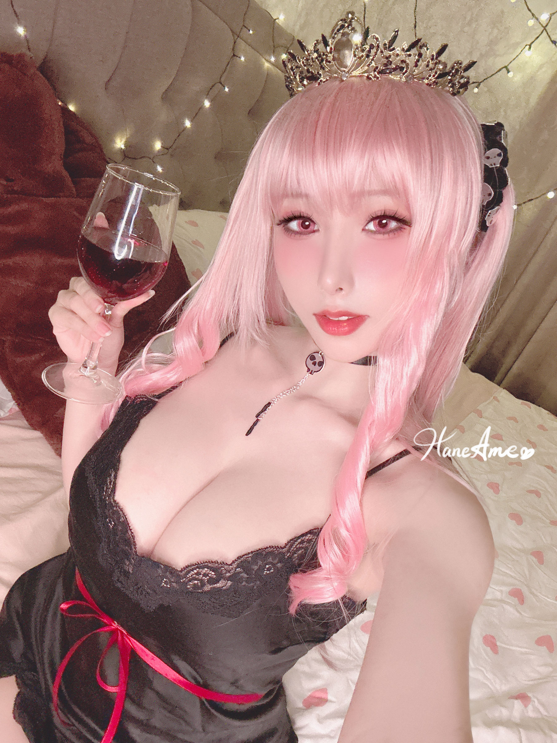 Hane 雨波写真 - Hololive Calliope 死神睡衣