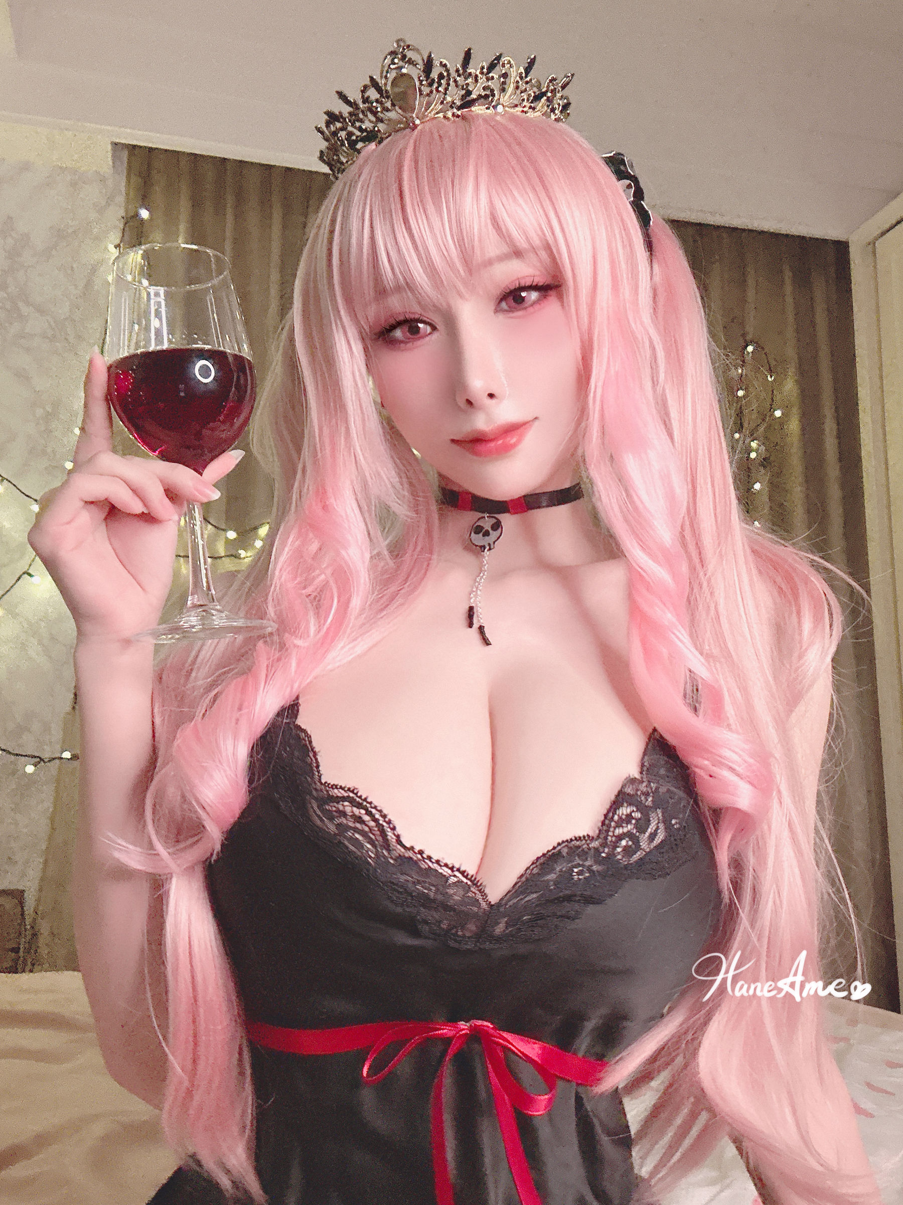 Hane 雨波写真 - Hololive Calliope 死神睡衣