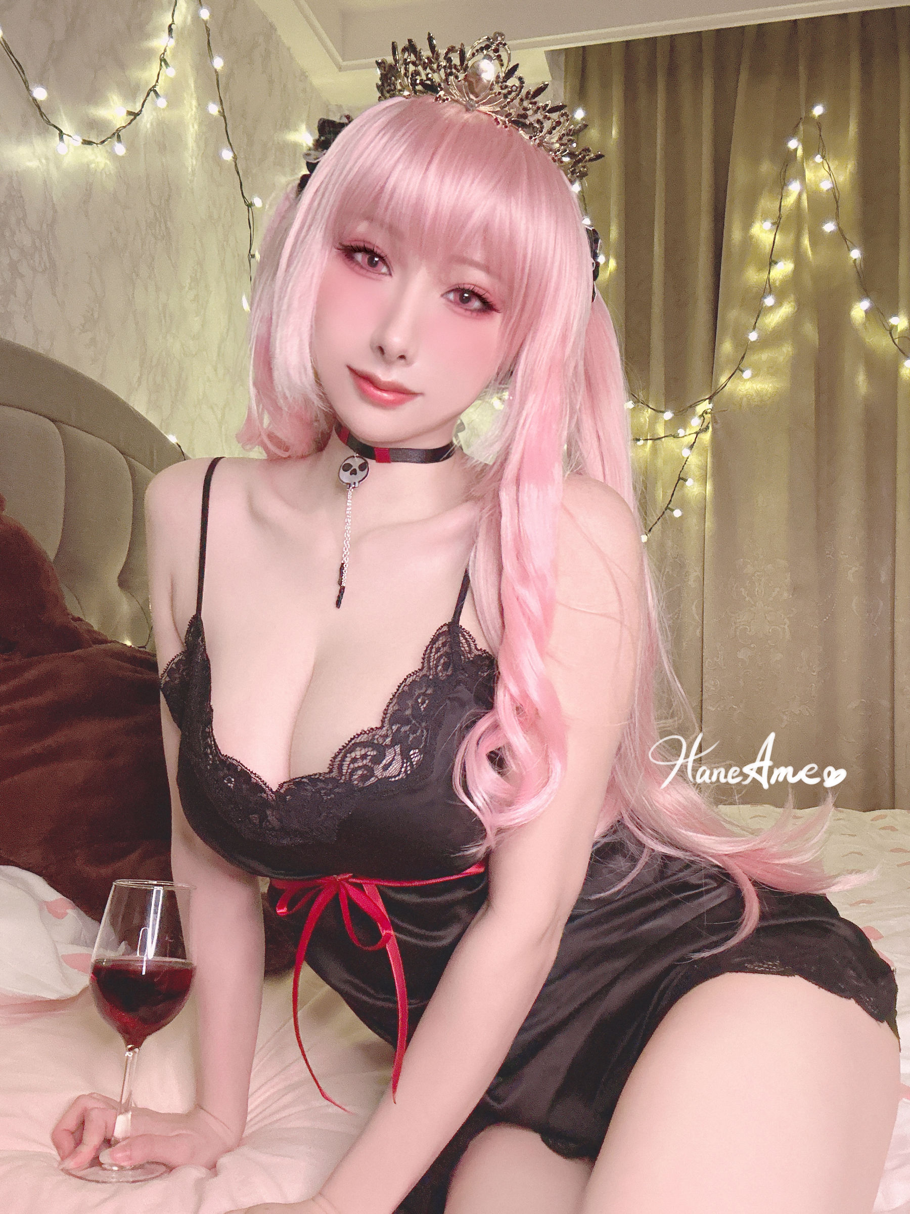 Hane 雨波写真 - Hololive Calliope 死神睡衣