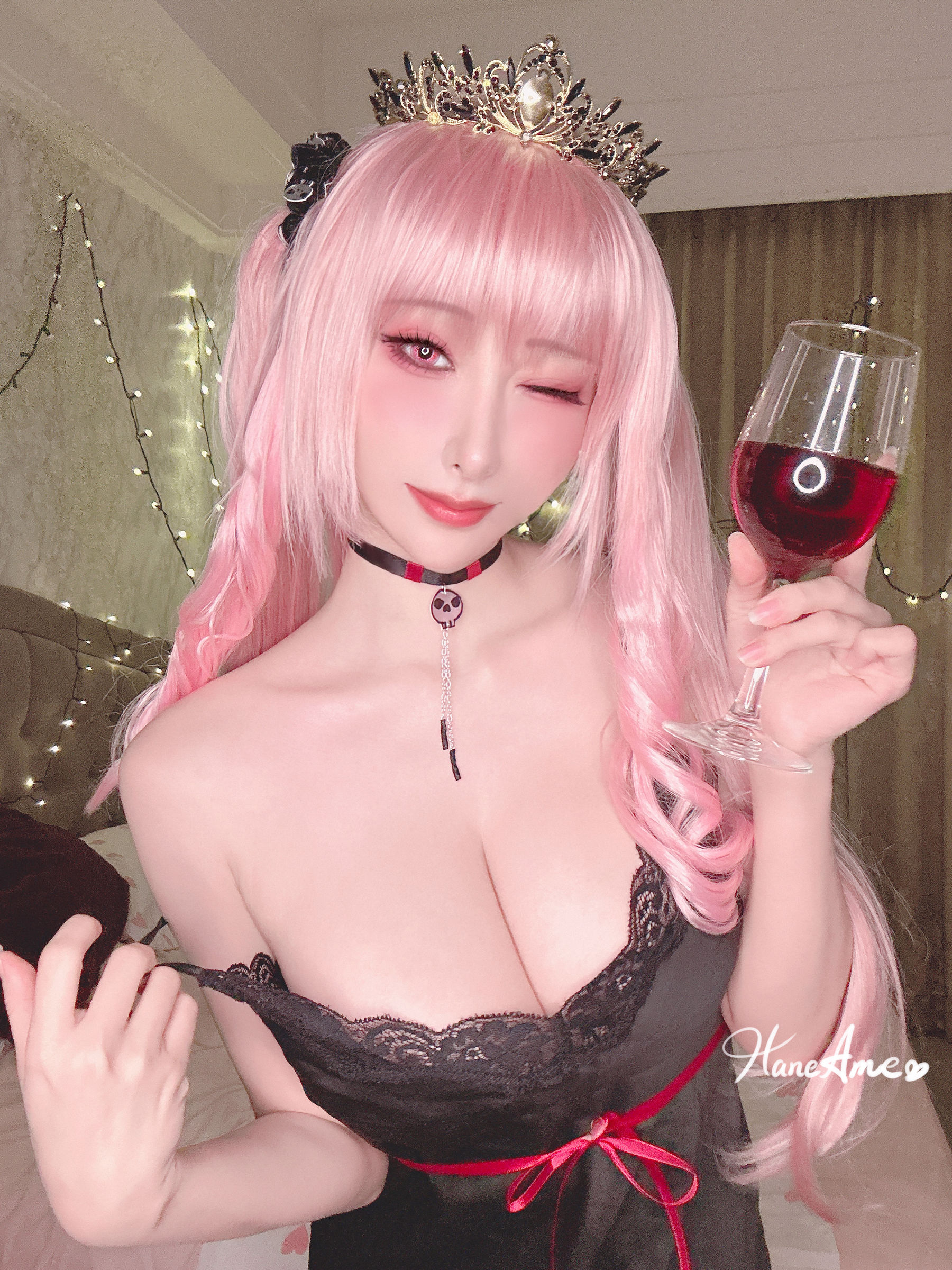 Hane 雨波写真 - Hololive Calliope 死神睡衣