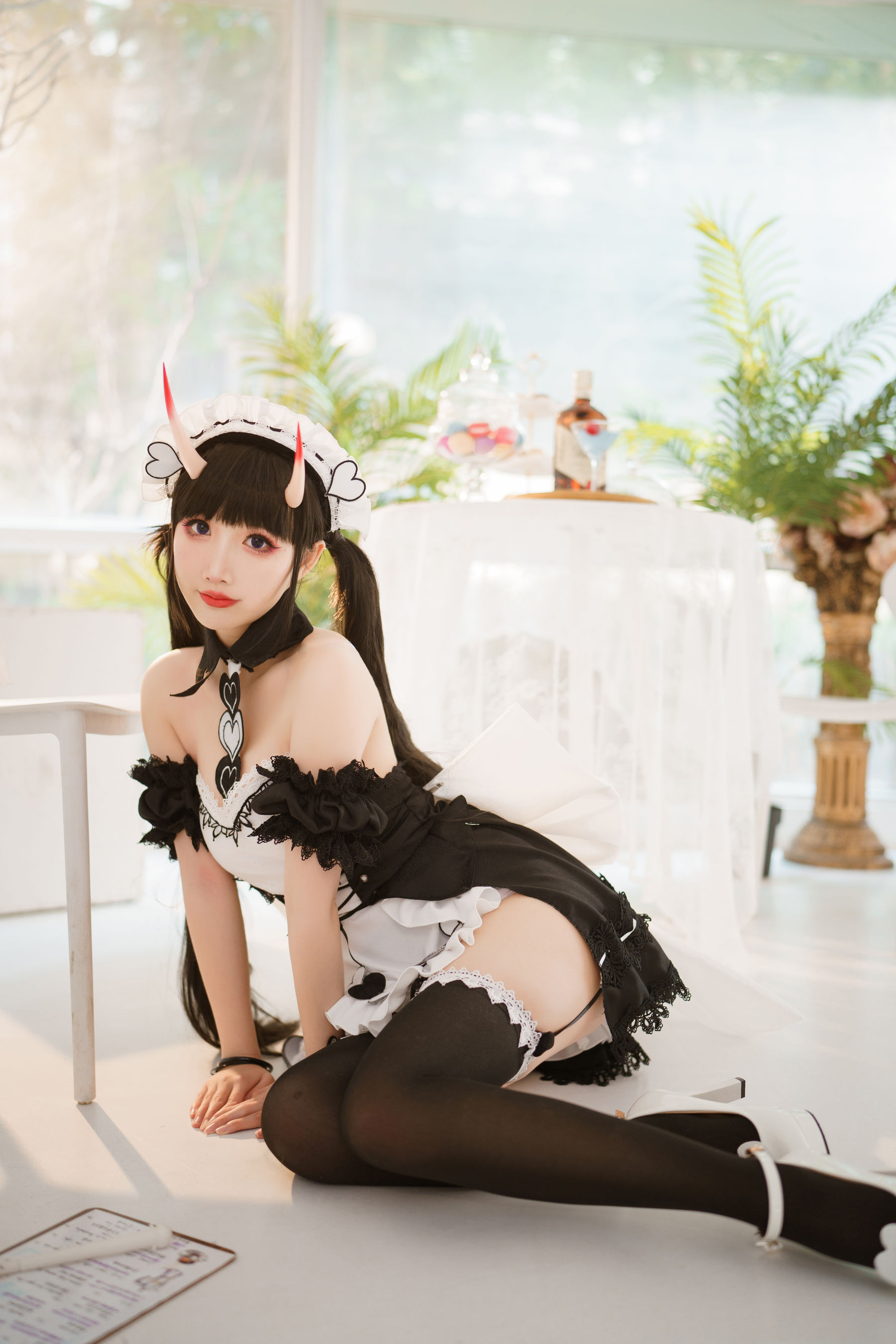 可爱人气Coser面饼仙儿 能代女仆
