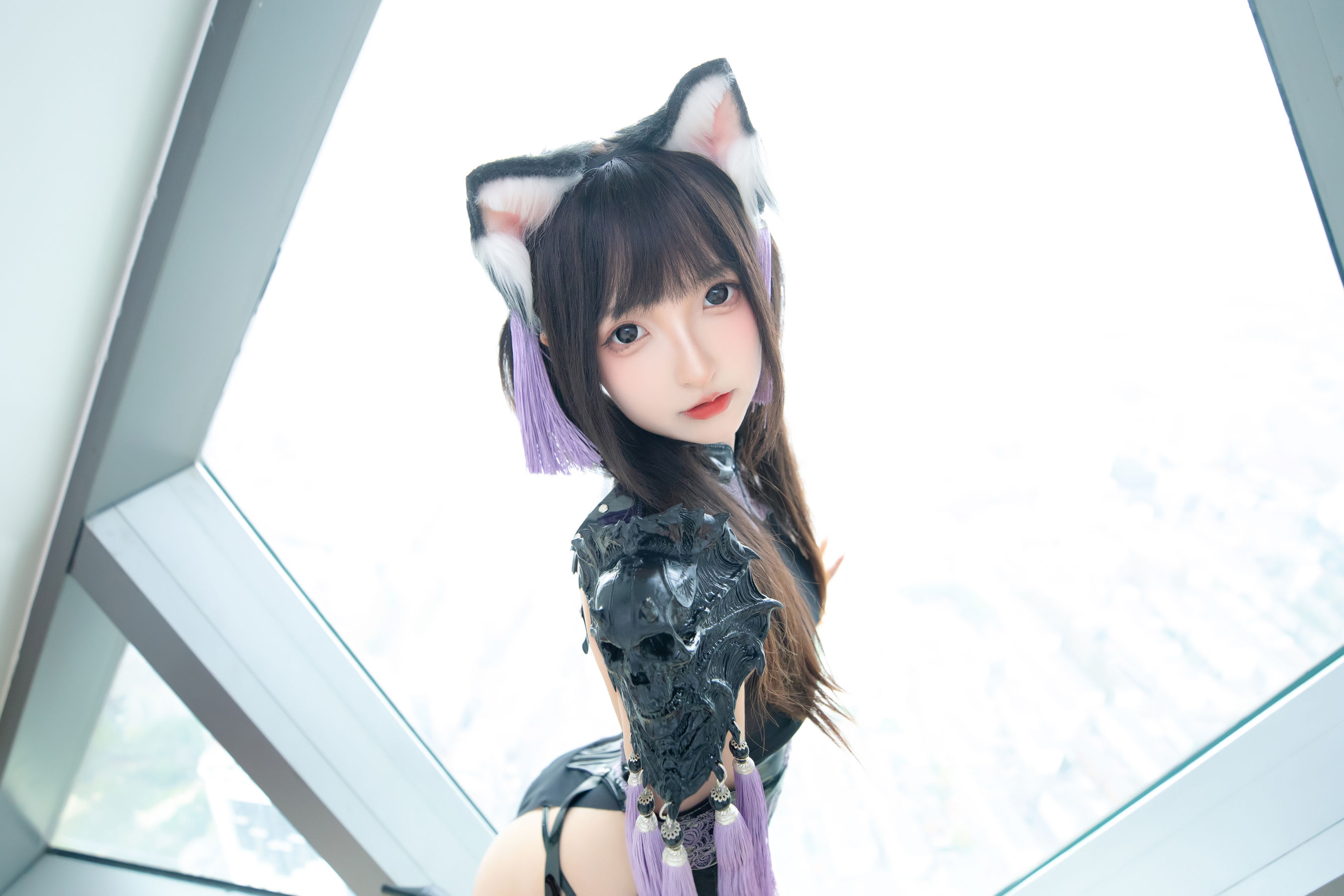 萝莉神楽板真冬之旗袍猫女