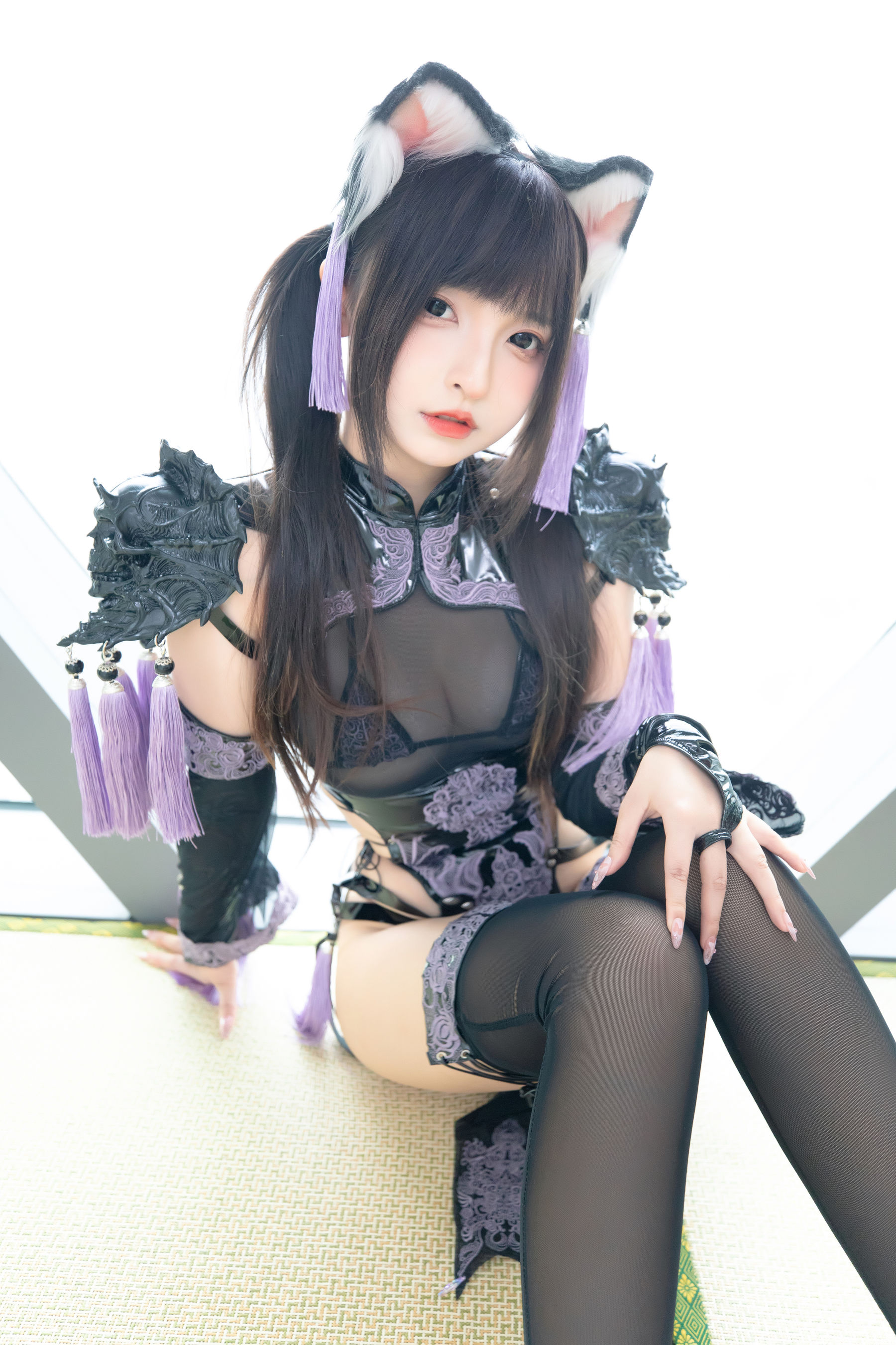 萝莉神楽板真冬之旗袍猫女