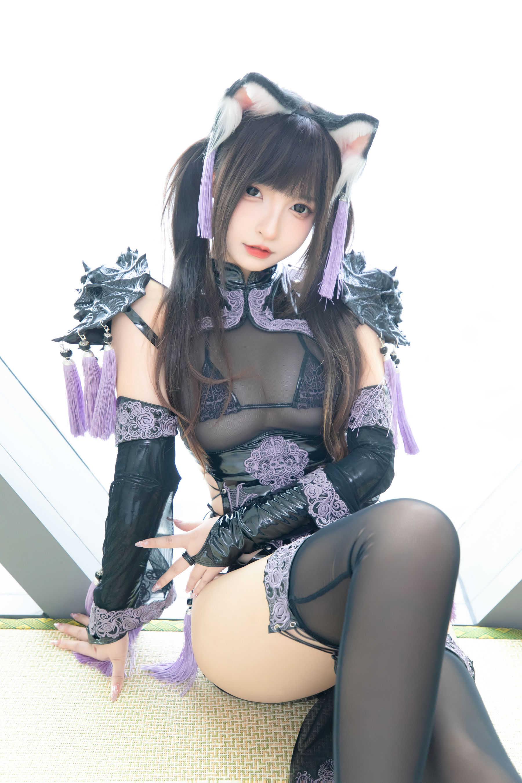 萝莉神楽板真冬之旗袍猫女