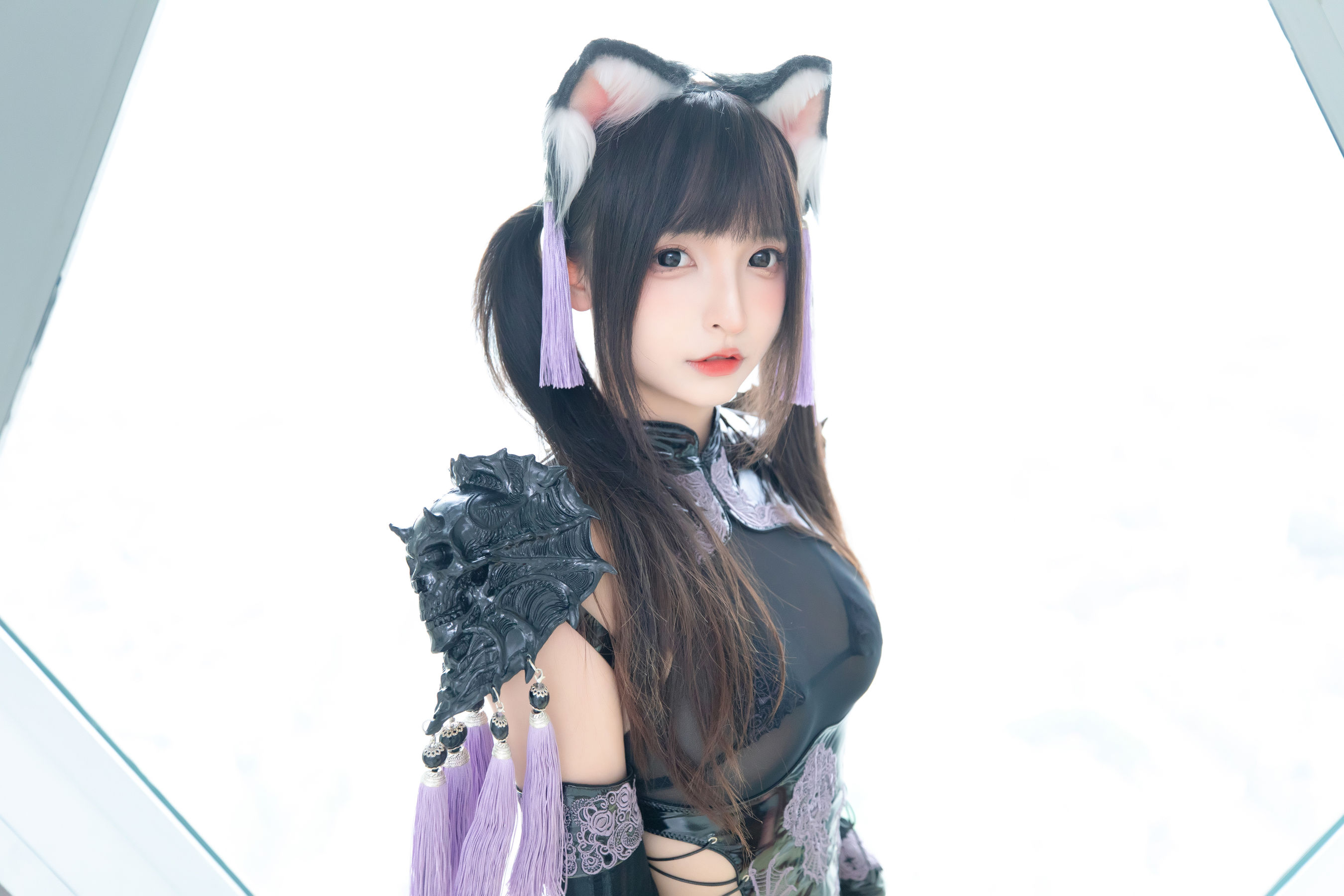萝莉神楽板真冬之旗袍猫女