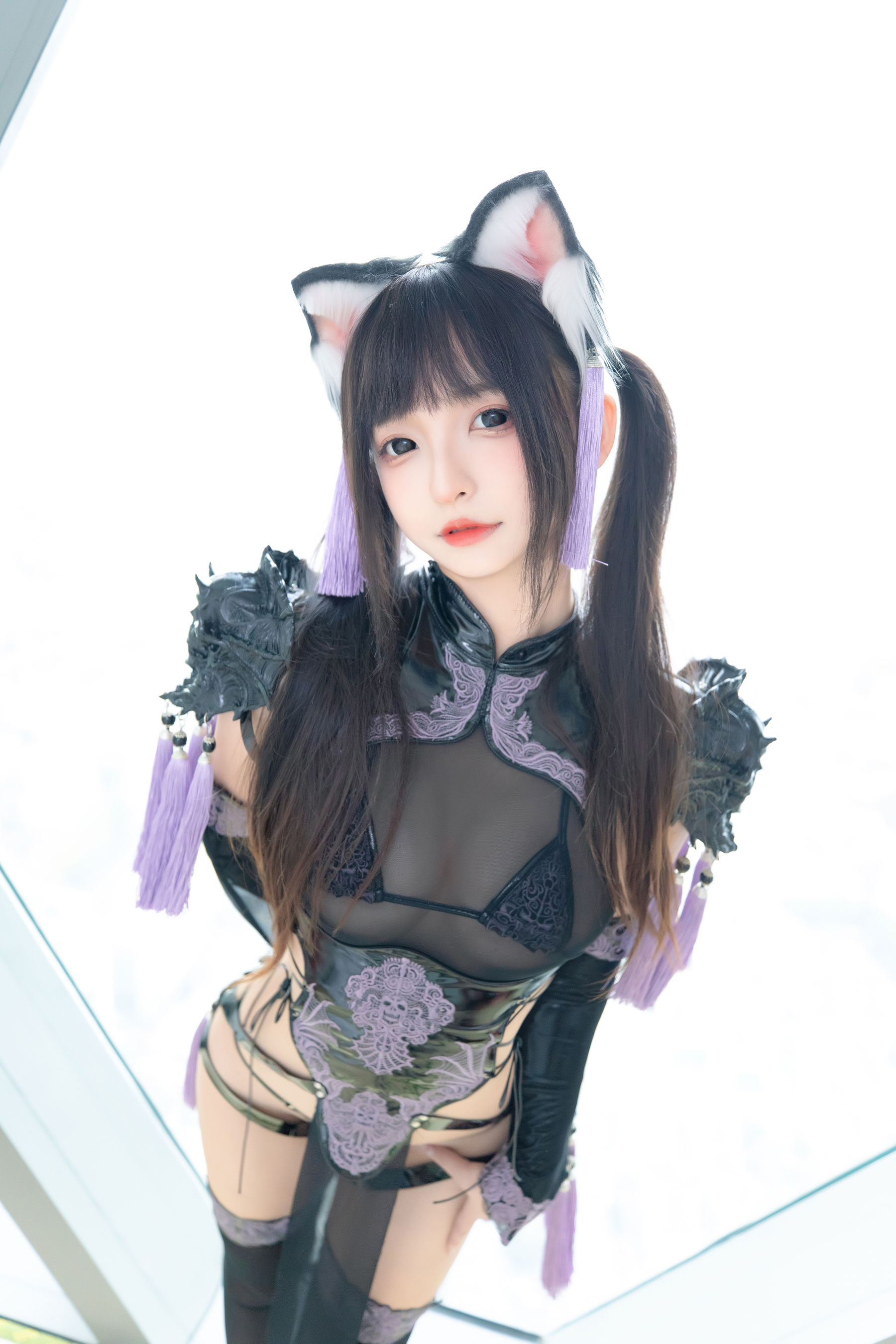 萝莉神楽板真冬之旗袍猫女