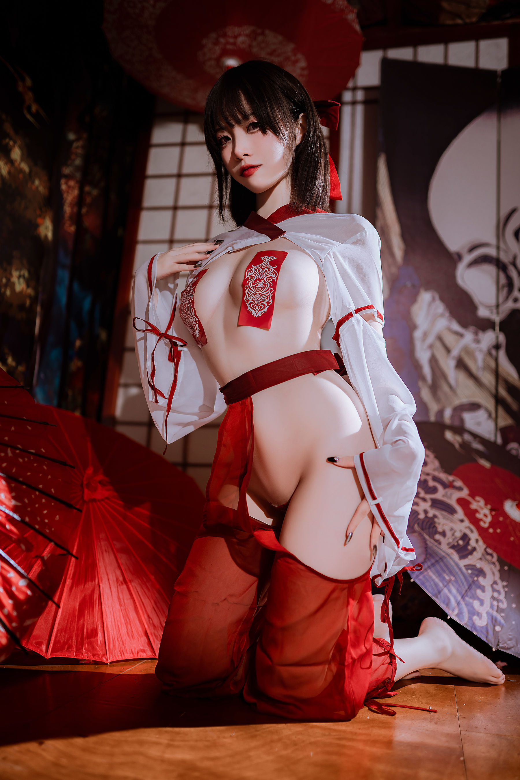 人气Coser二佐Nisa 私房巫女