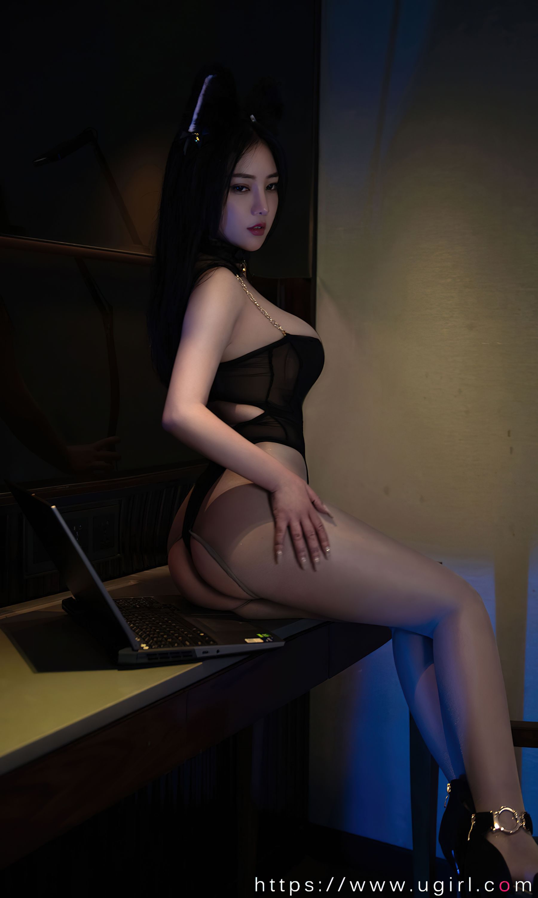 [Ugirls]爱尤物 No.2491 暗夜猫娘 Anna苏拉