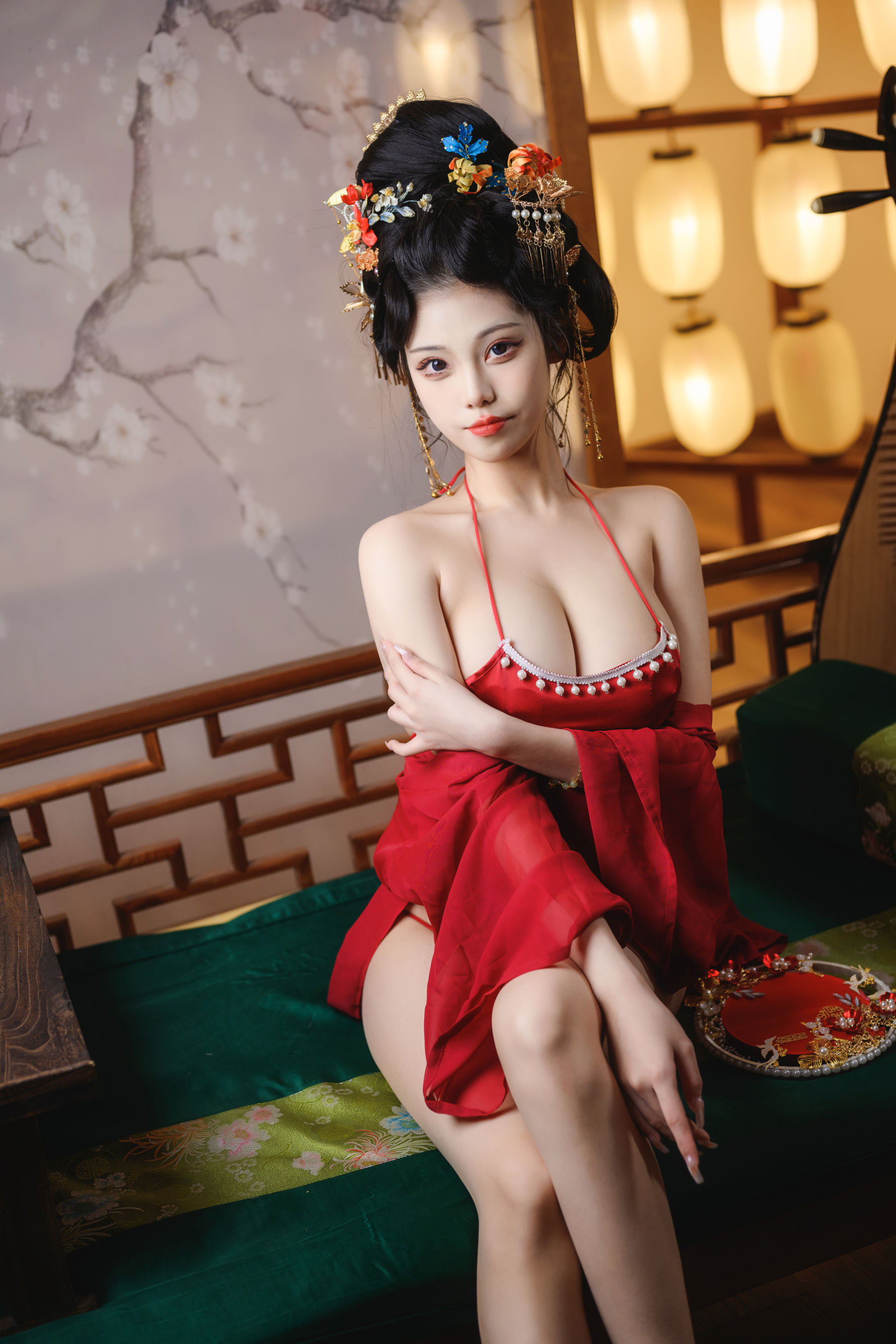 萌系小姐姐蜜汁猫裘 -   唐宫夜宴