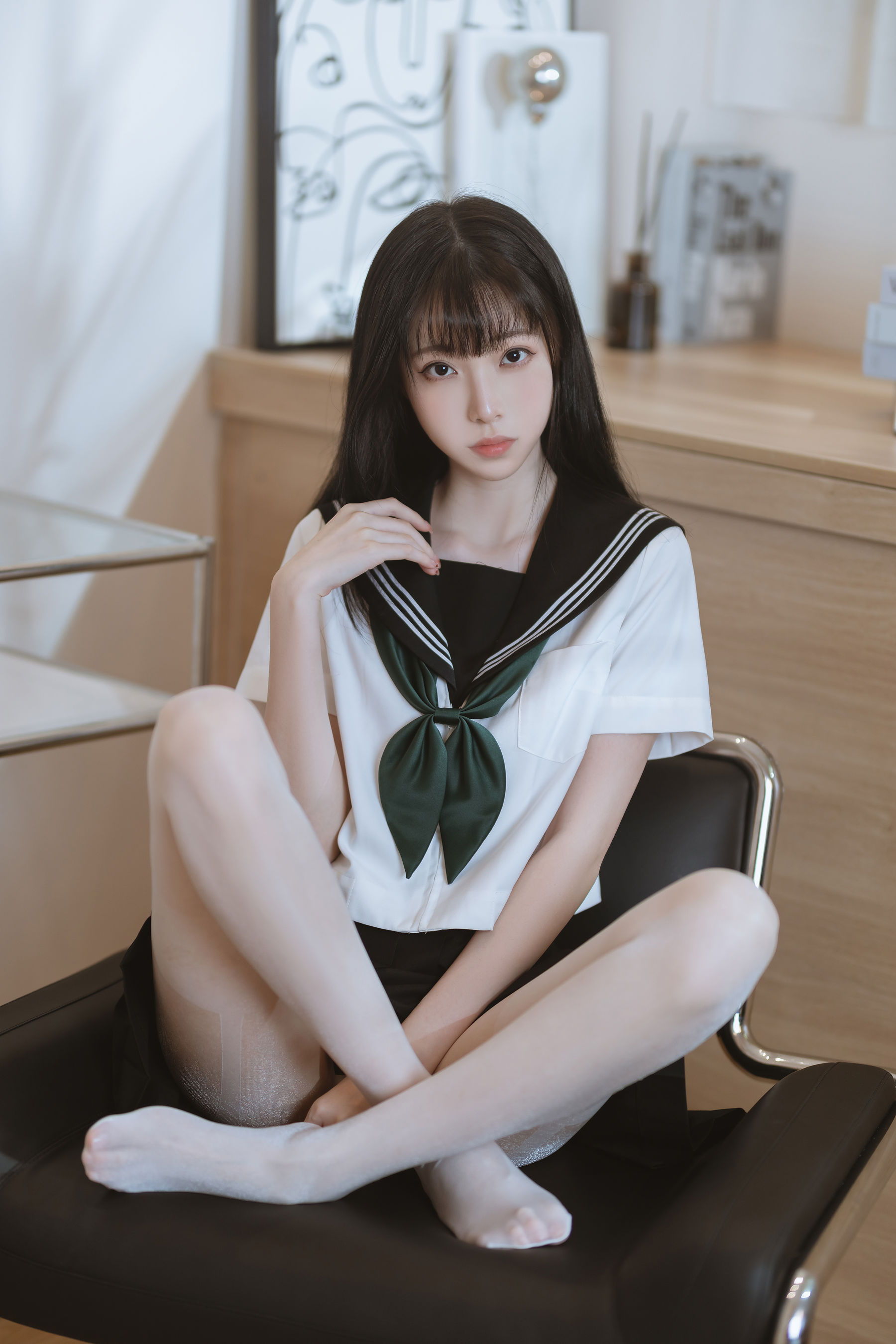 许岚(叁月life) -   白丝水手服