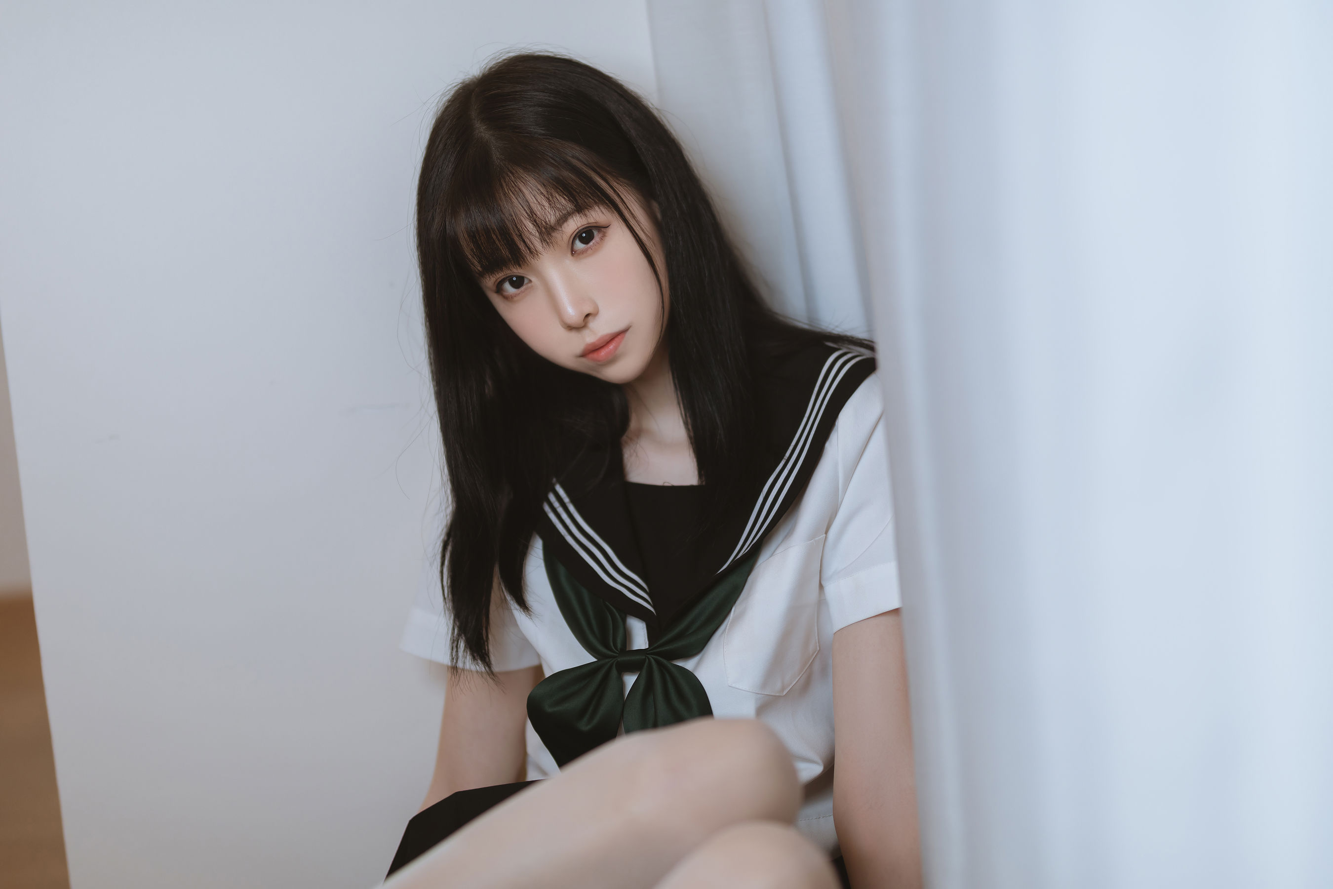 许岚(叁月life) -   白丝水手服