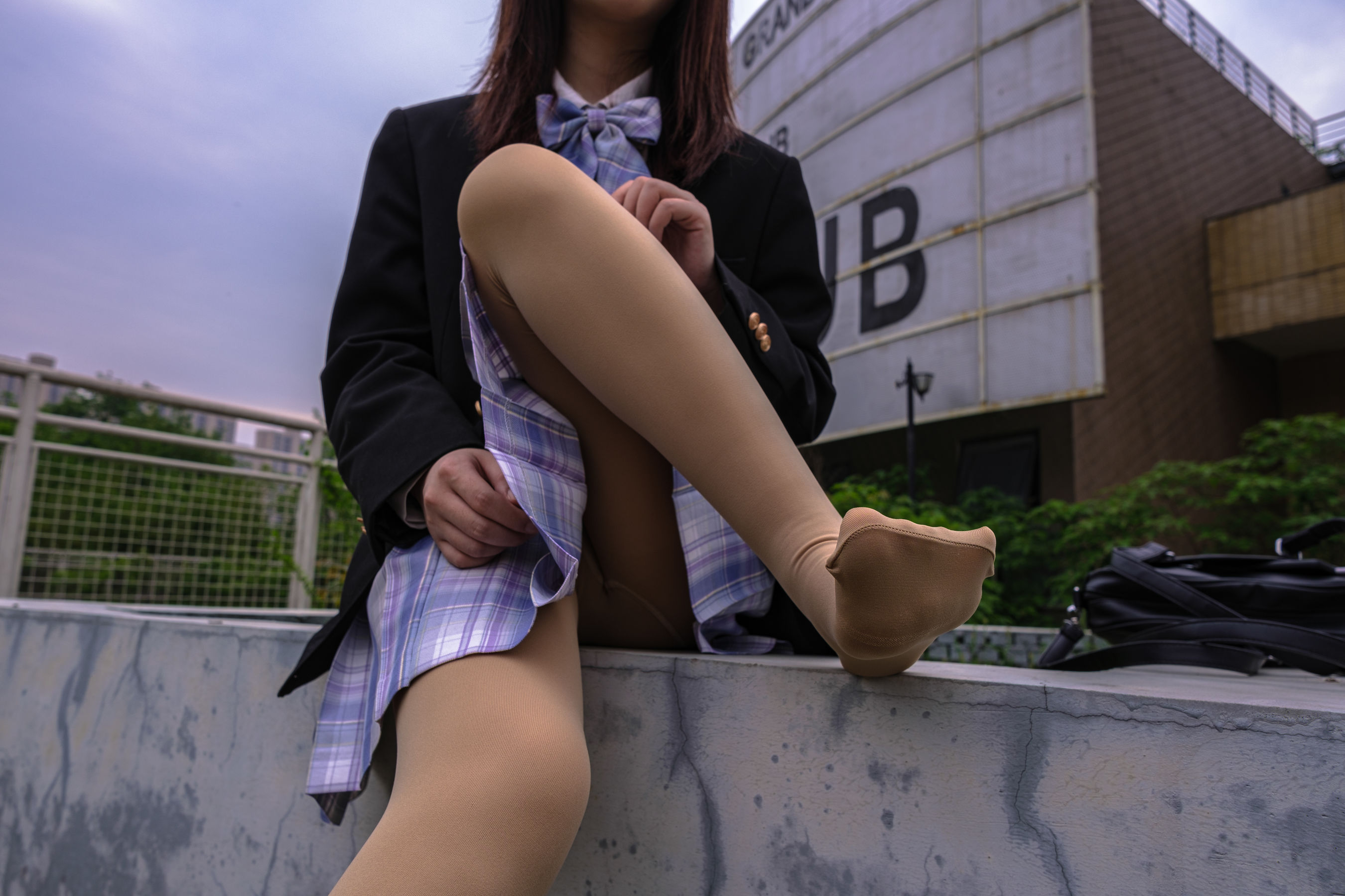 森萝财团写真 月下001 小夜 肉丝 300D 真空