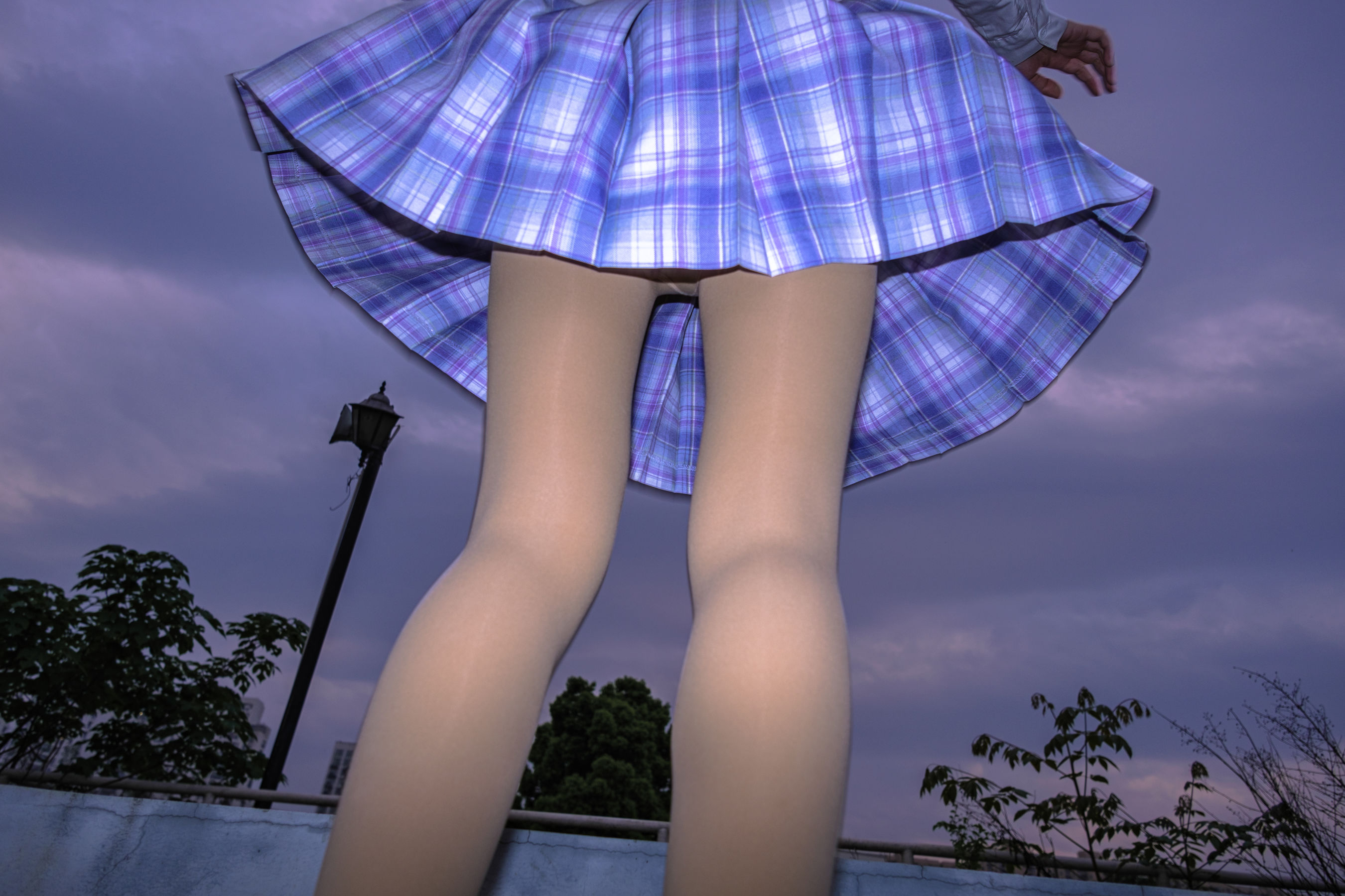 森萝财团写真 月下001 小夜 肉丝 300D 真空