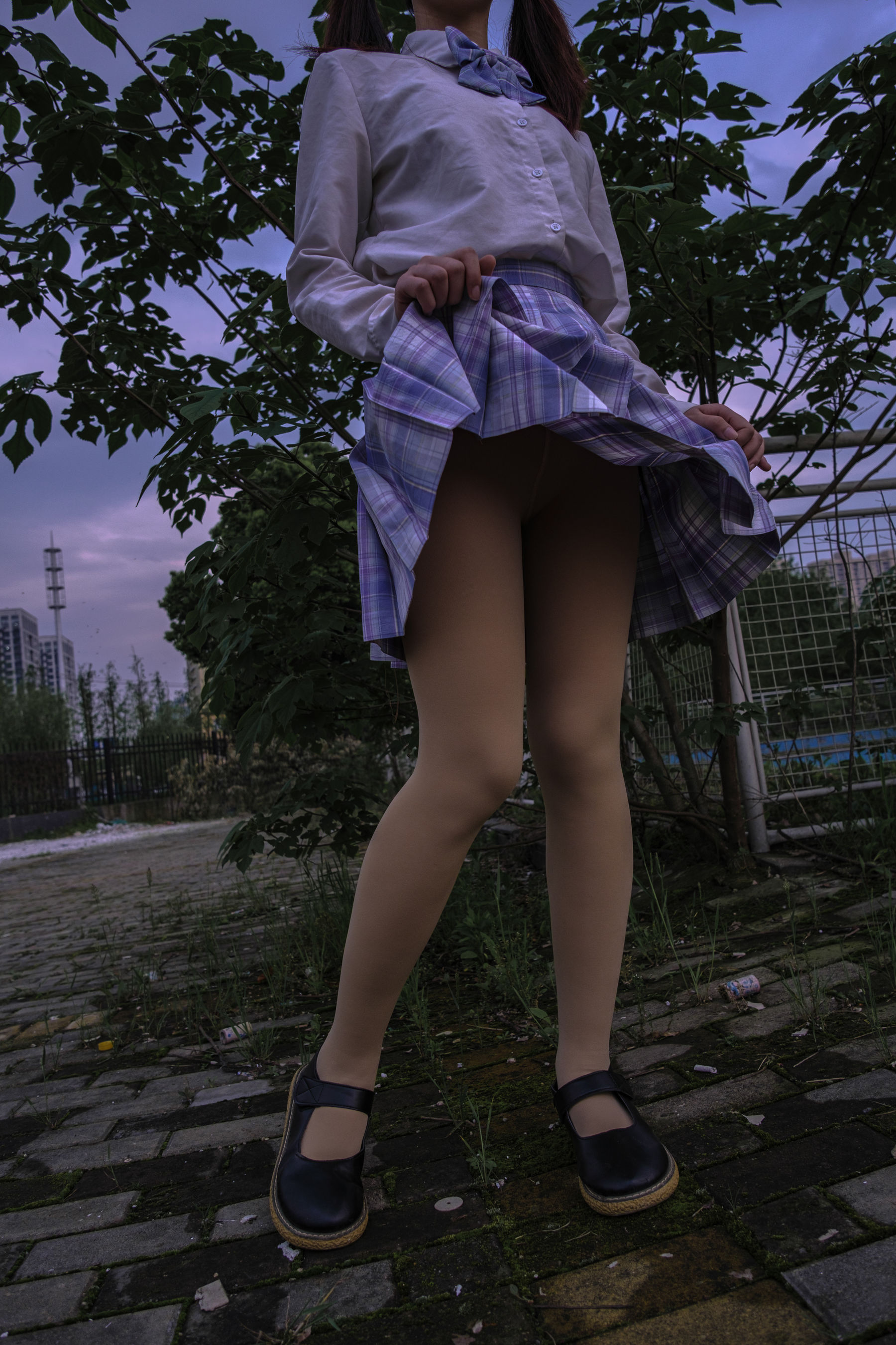 森萝财团写真 月下001 小夜 肉丝 300D 真空