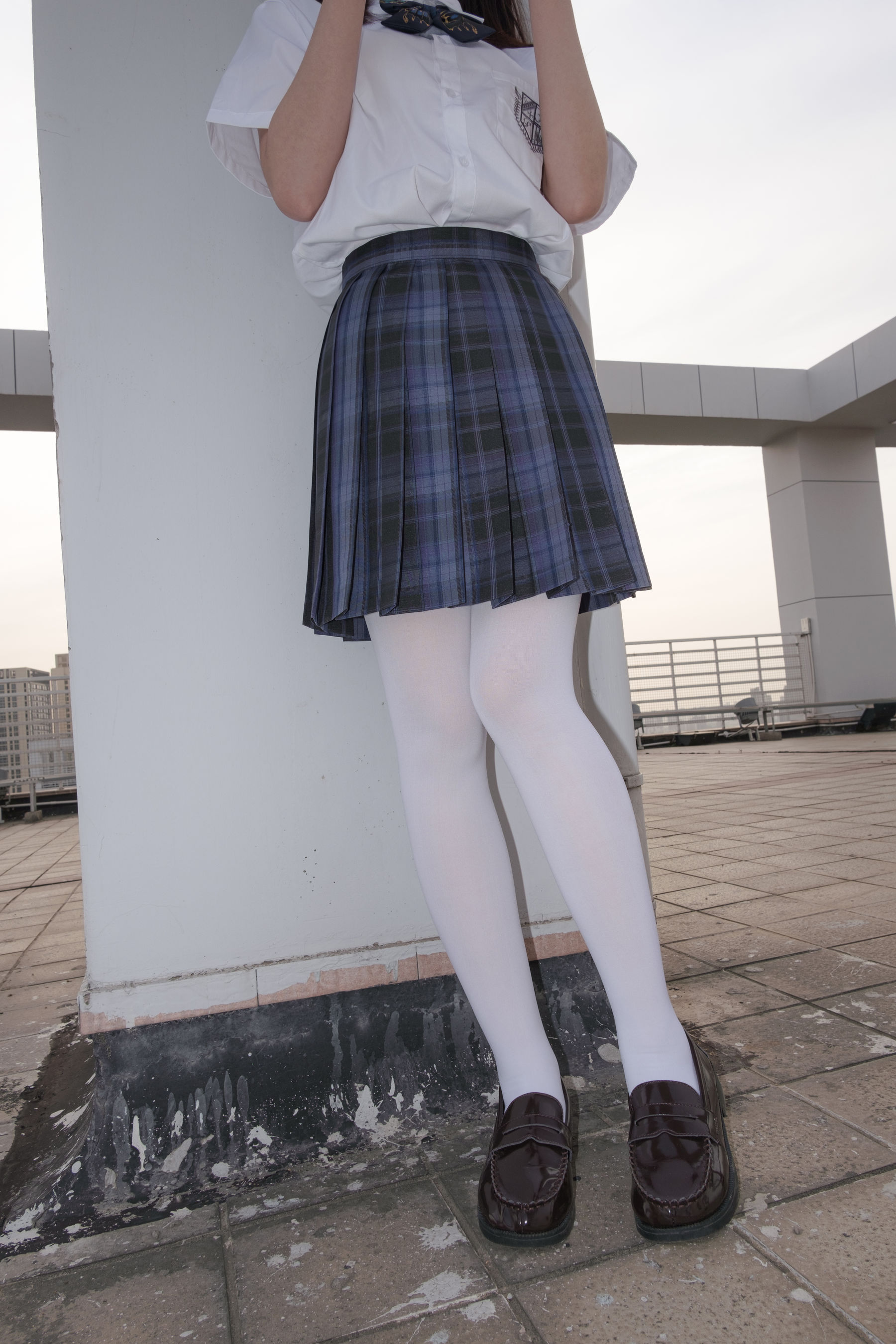 森萝财团写真 月下002 小夜 真空白丝 80D 户外