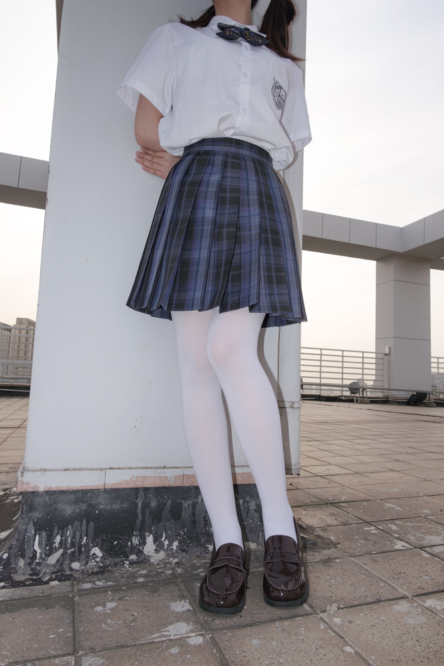 森萝财团写真 月下002 小夜 真空白丝 80D 户外