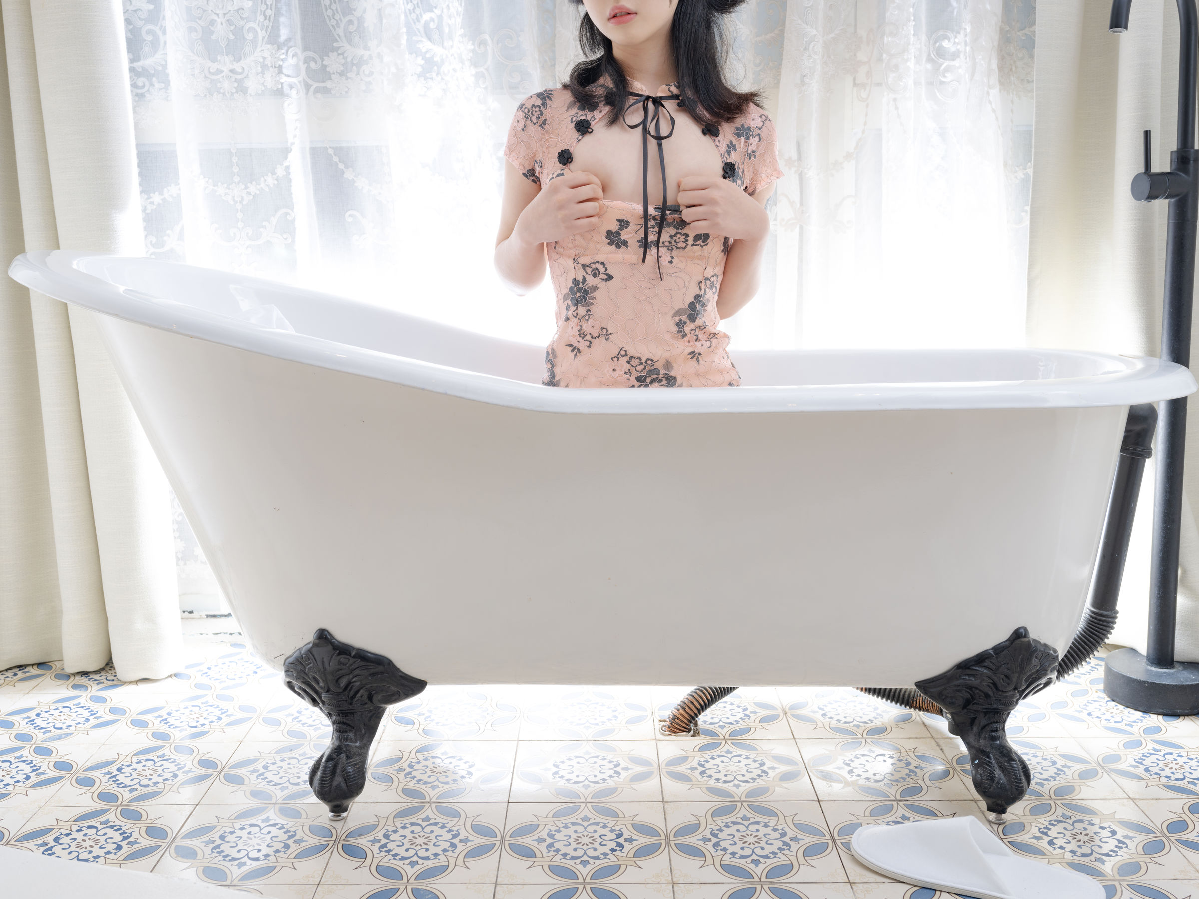 森萝财团写真 月下006 小夜 白丝 15D 超薄