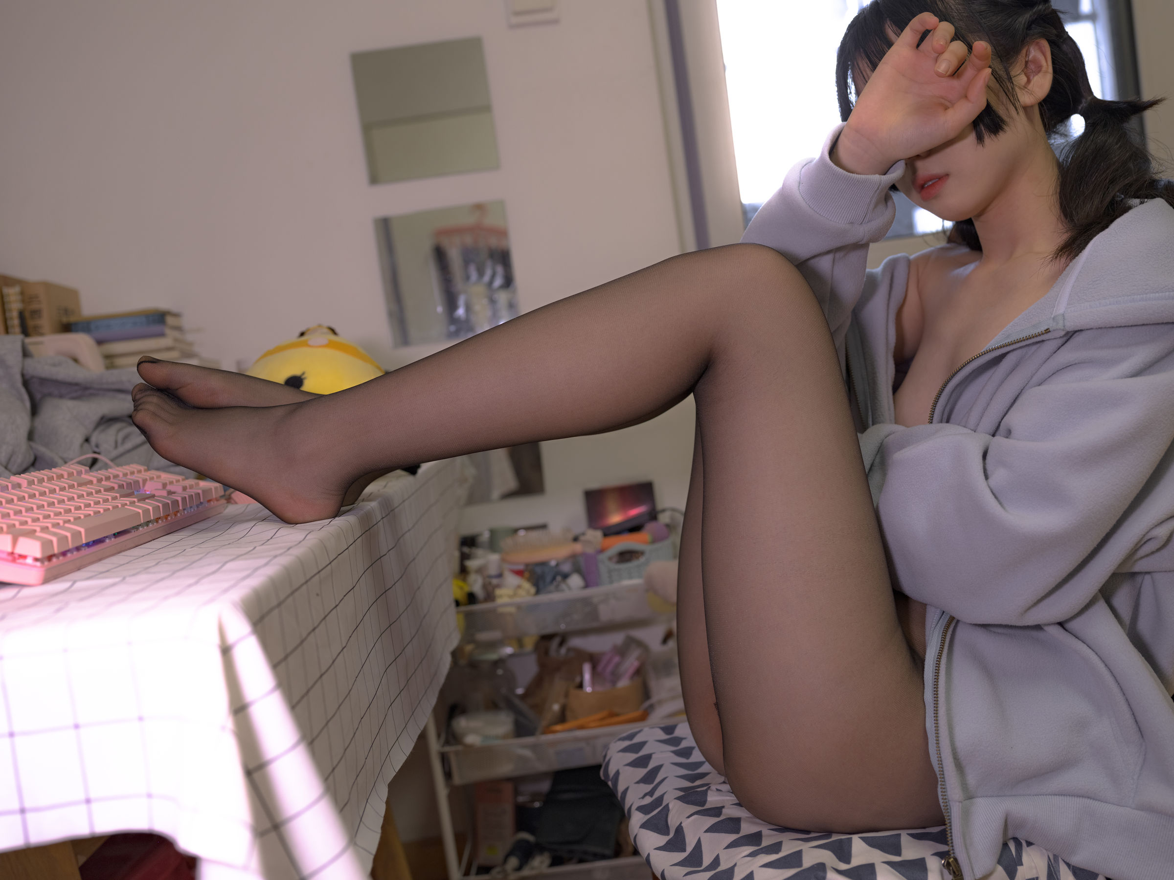森萝财团写真 月下007 小夜 黑丝 10D 超薄