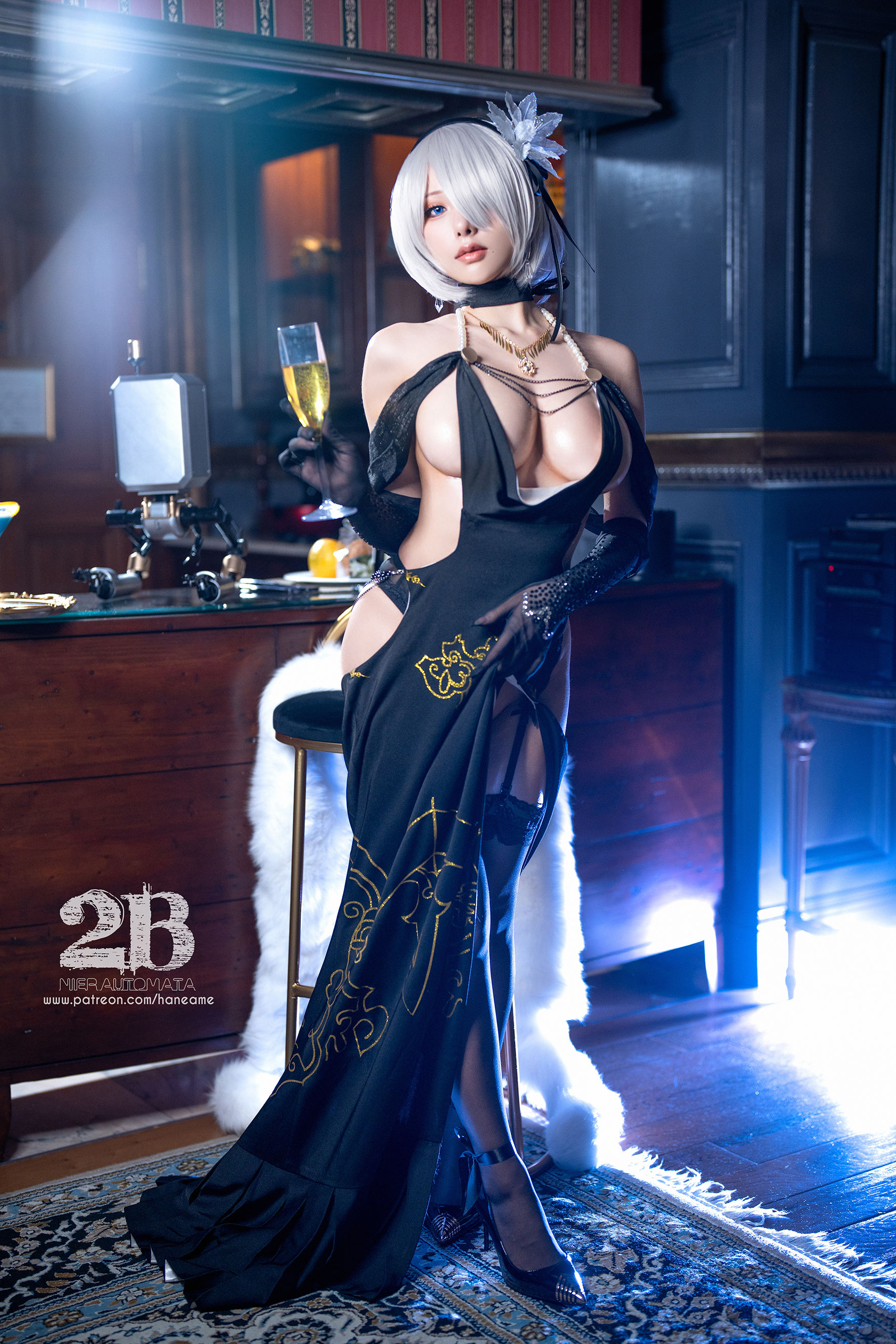 Hane Ame 雨波写真 - Nier 2B Gown
