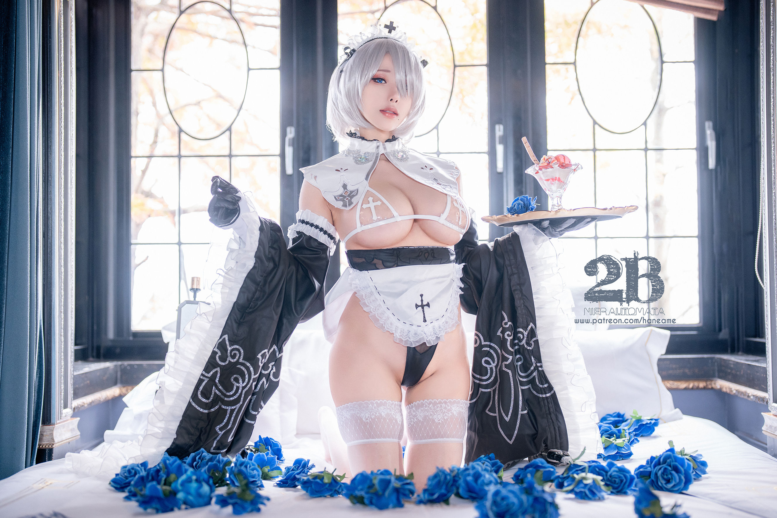 Hane Ame 雨波写真 - Nier 2B Maid