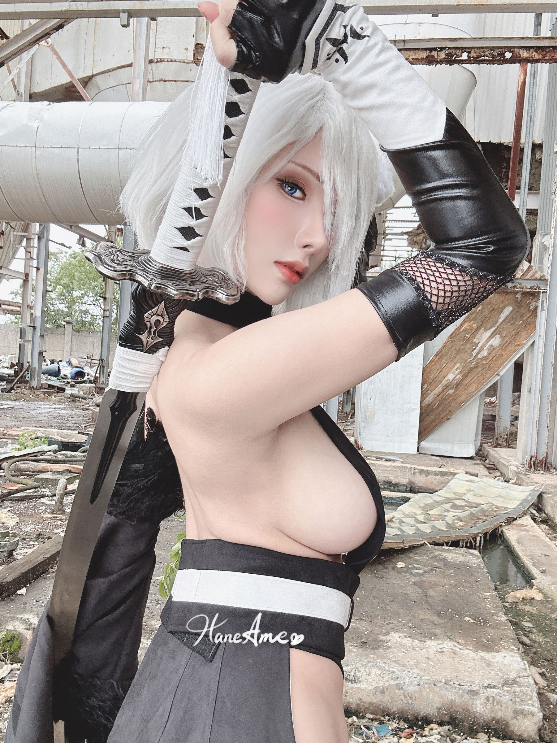 Hane Ame 雨波写真 - Nier 2BSelfie