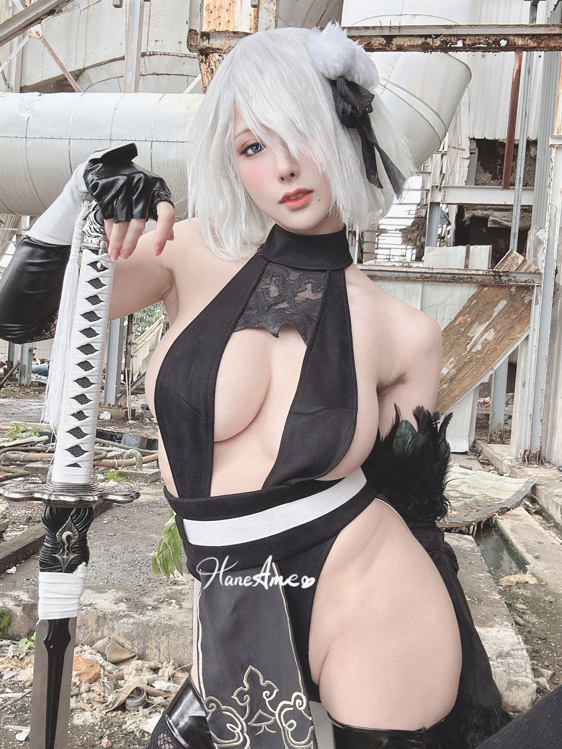 Hane Ame 雨波写真 - Nier 2BSelfie