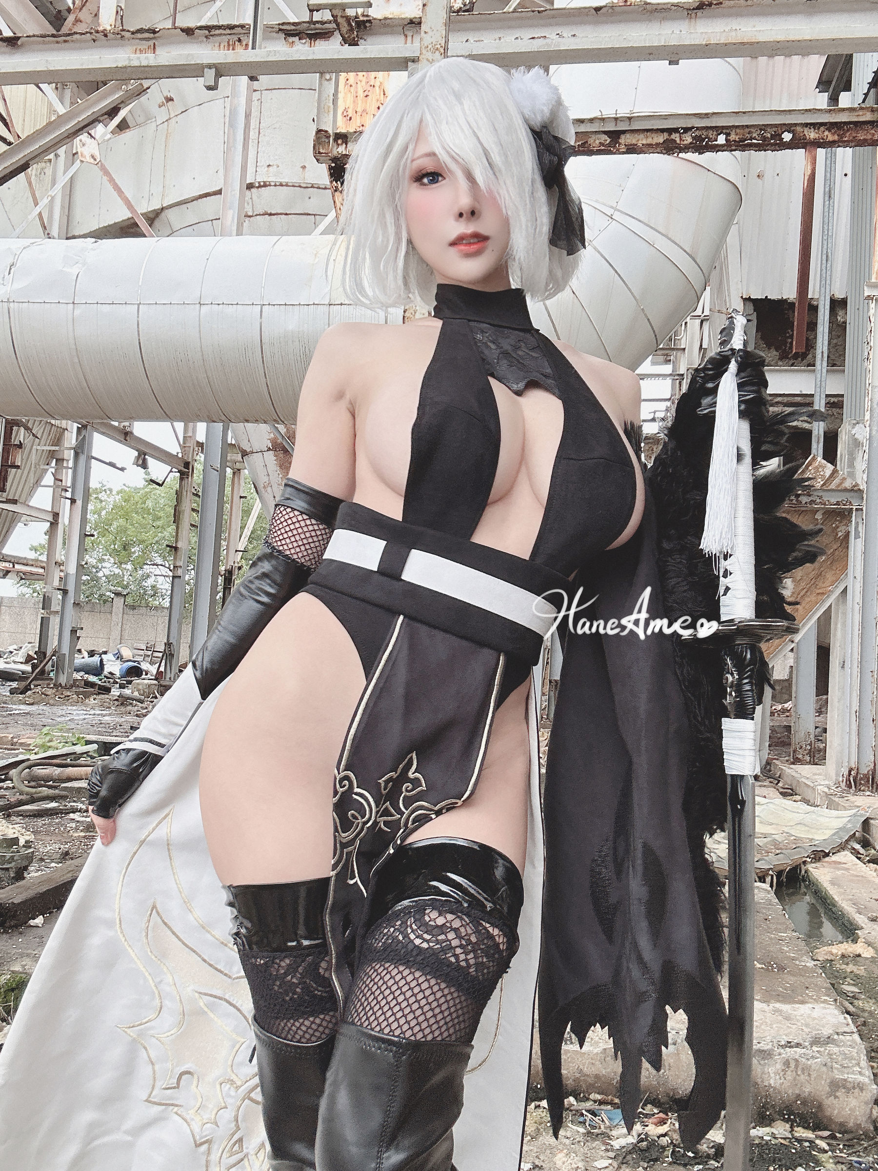 Hane Ame 雨波写真 - Nier 2BSelfie