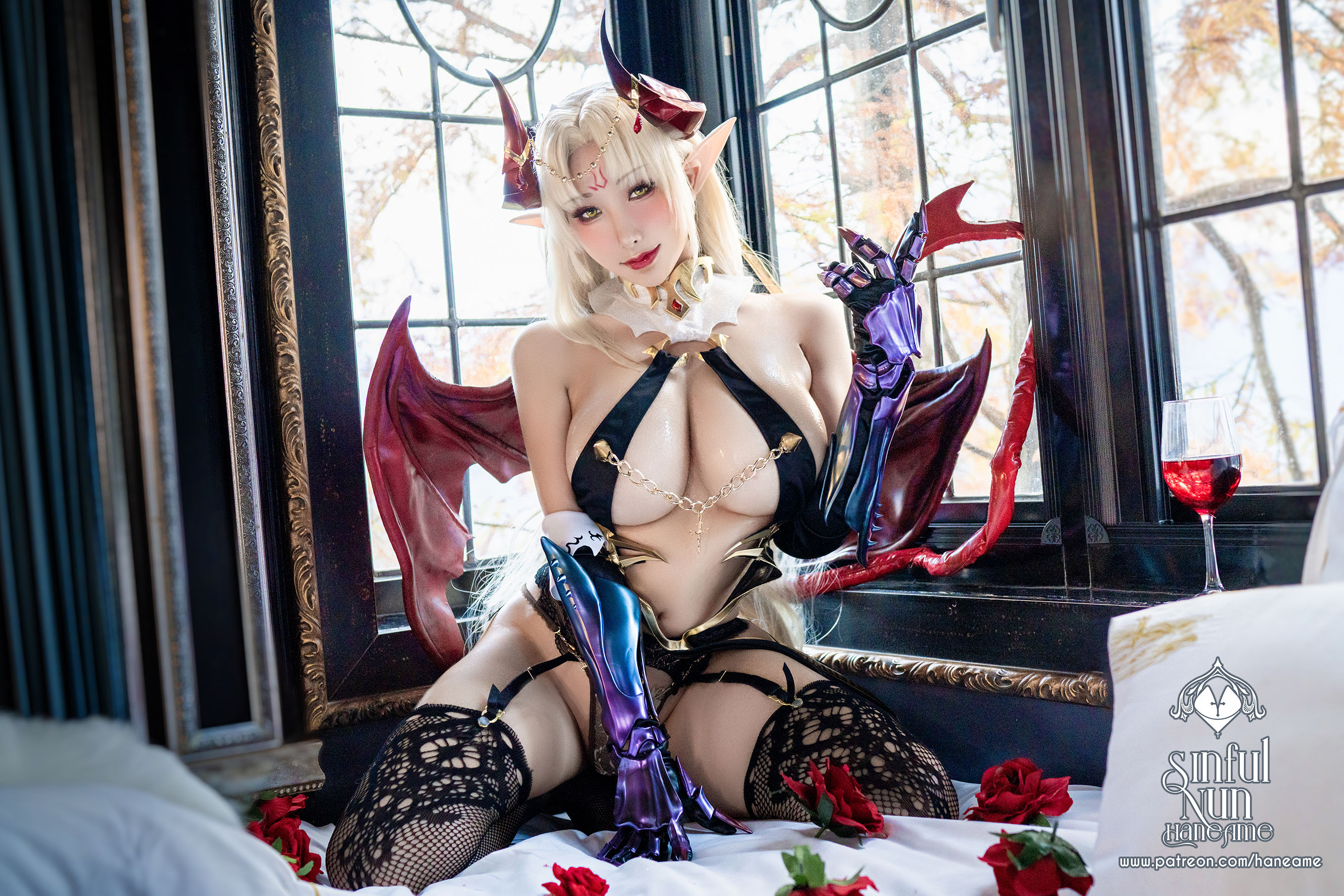 Hane Ame 雨波写真 - 罪恶修女 RED EVIL