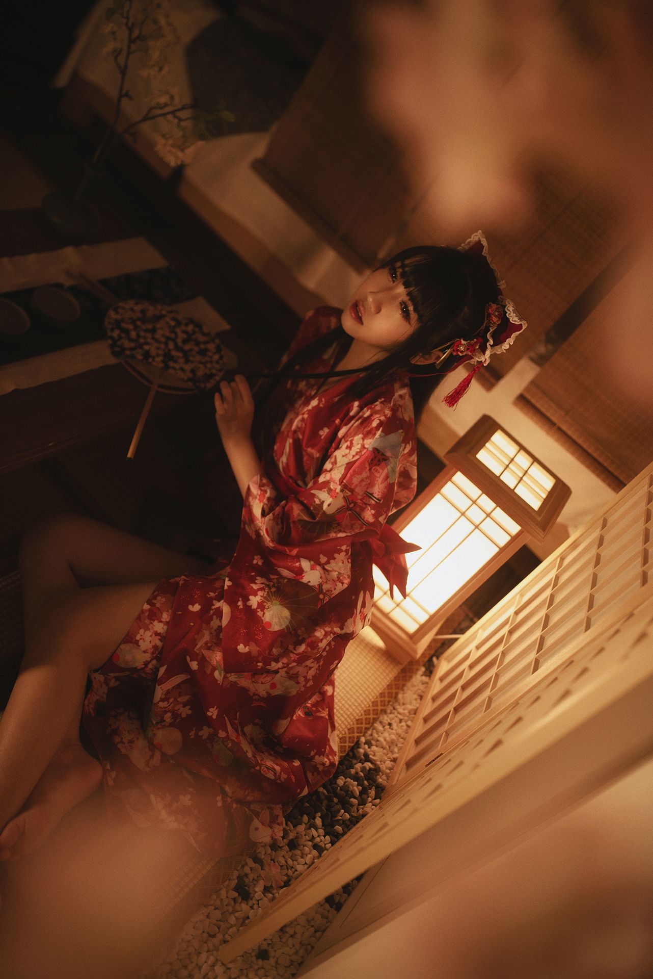 微博人气Coser不呆猫 - 捆绑和服