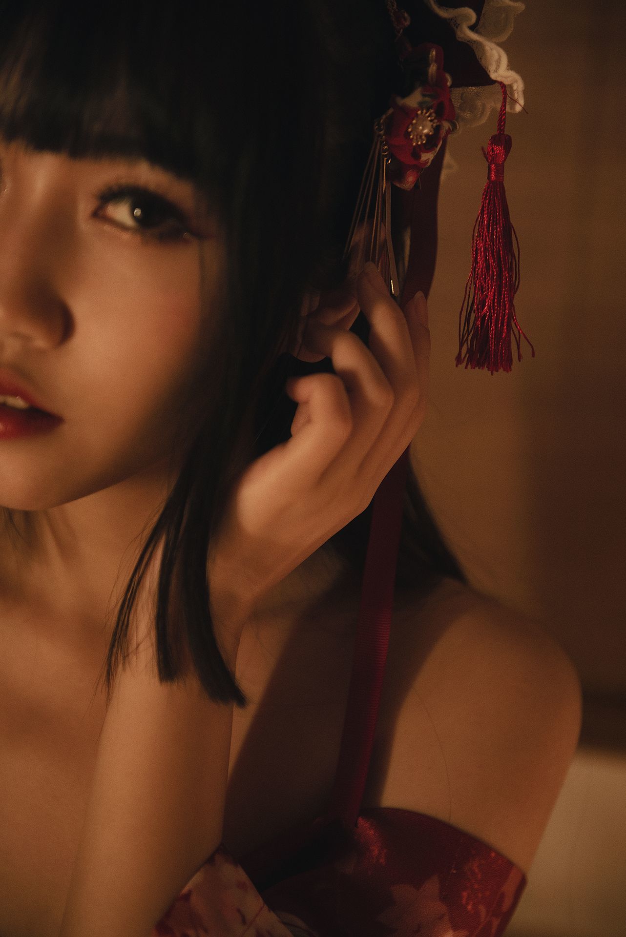 微博人气Coser不呆猫 - 捆绑和服