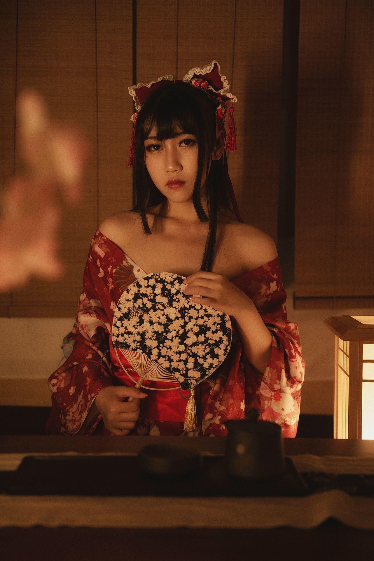 微博人气Coser不呆猫 - 捆绑和服