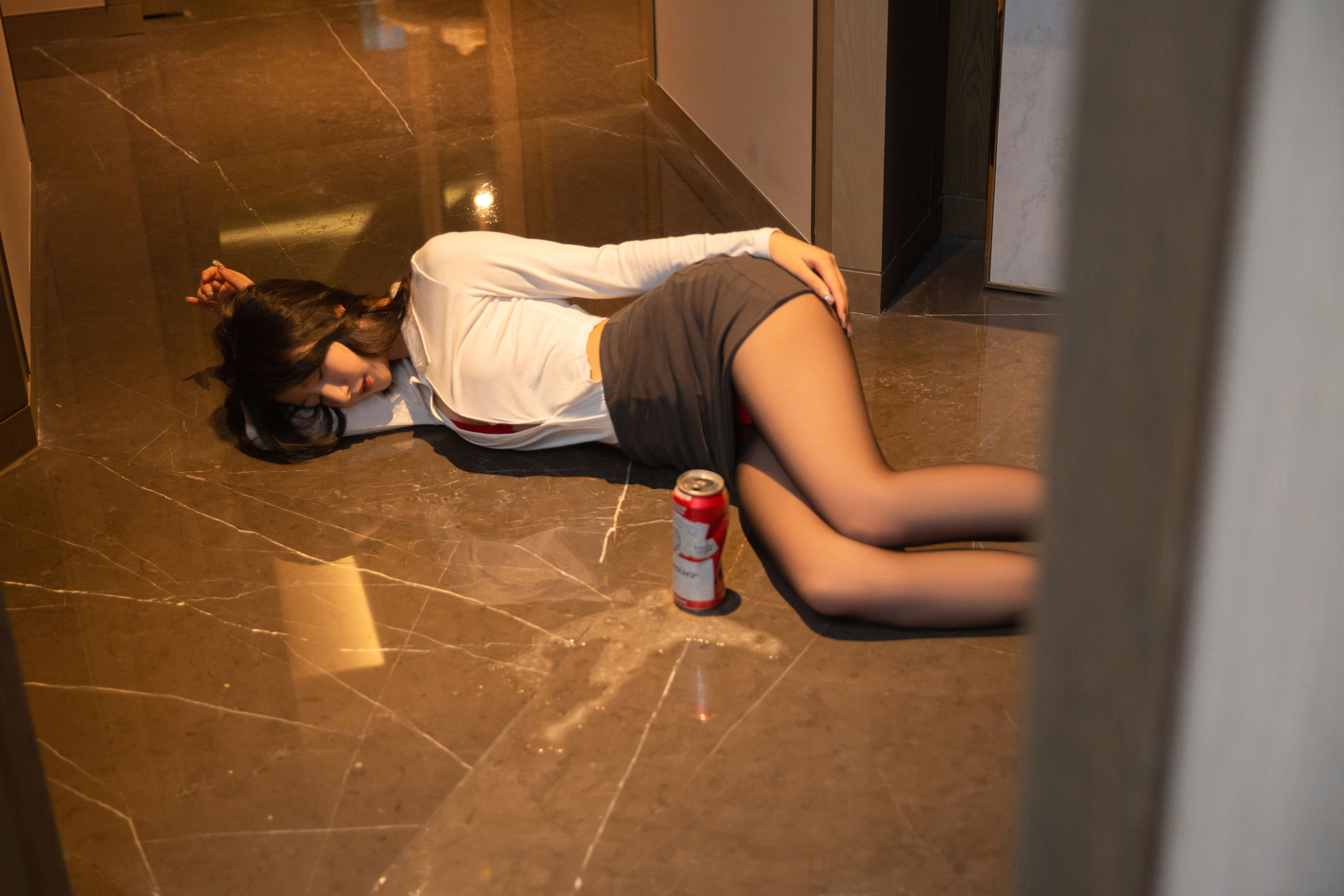 熊小诺醉酒回家写真
