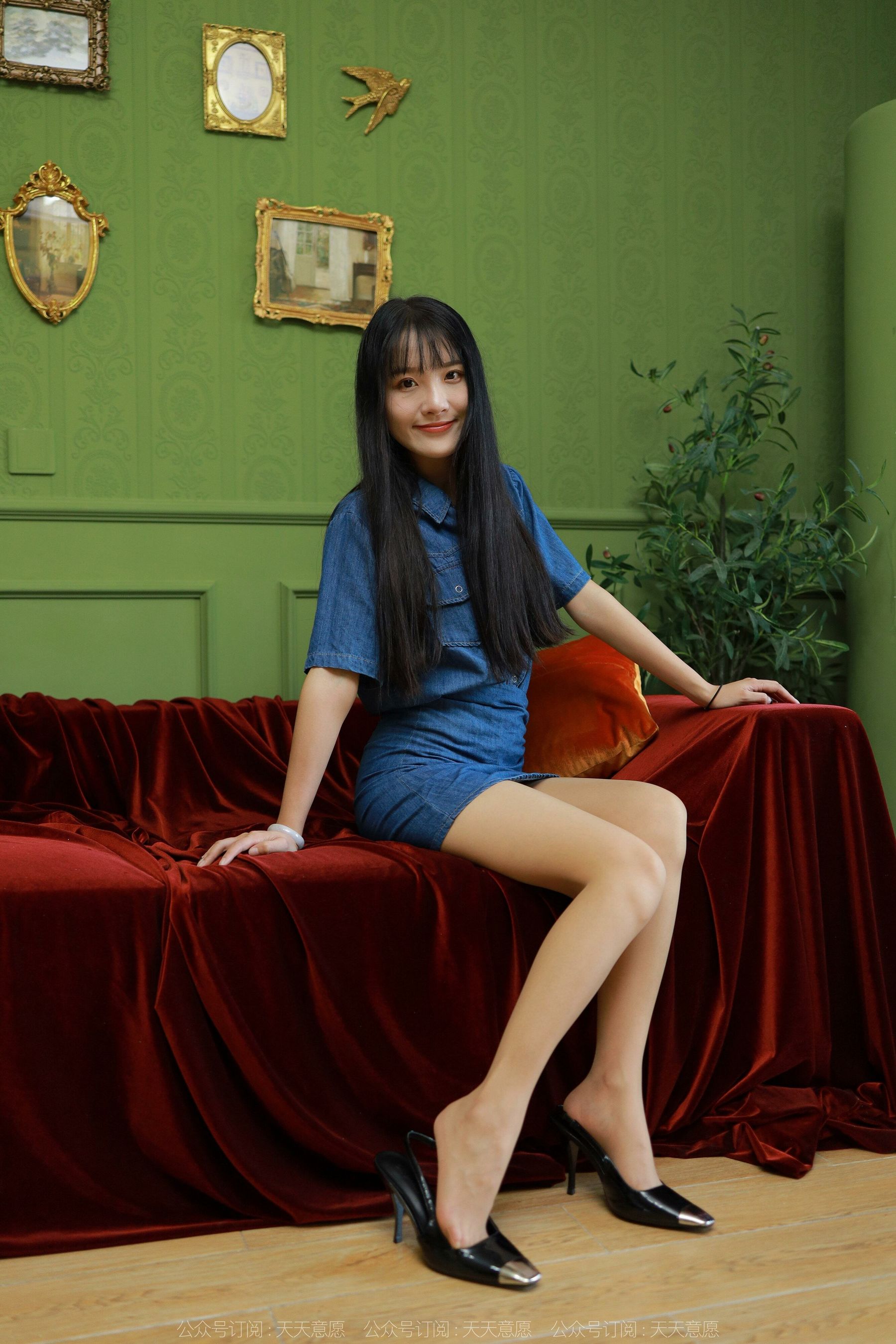 IESS异思趣向 - 模特： 婉萍 《蓝色牛仔裙》