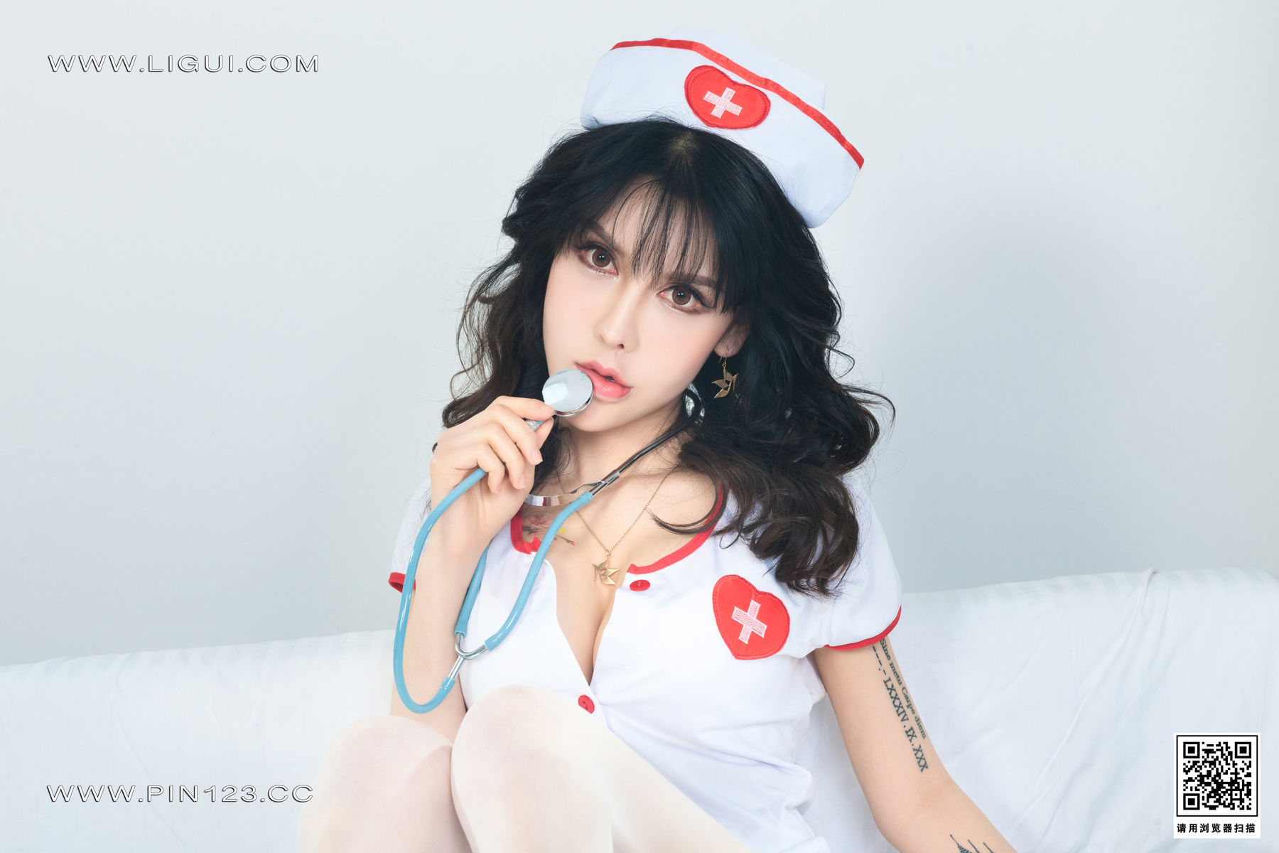 [Ligui丽柜] 2023.04.17 白丝天使 猫猫