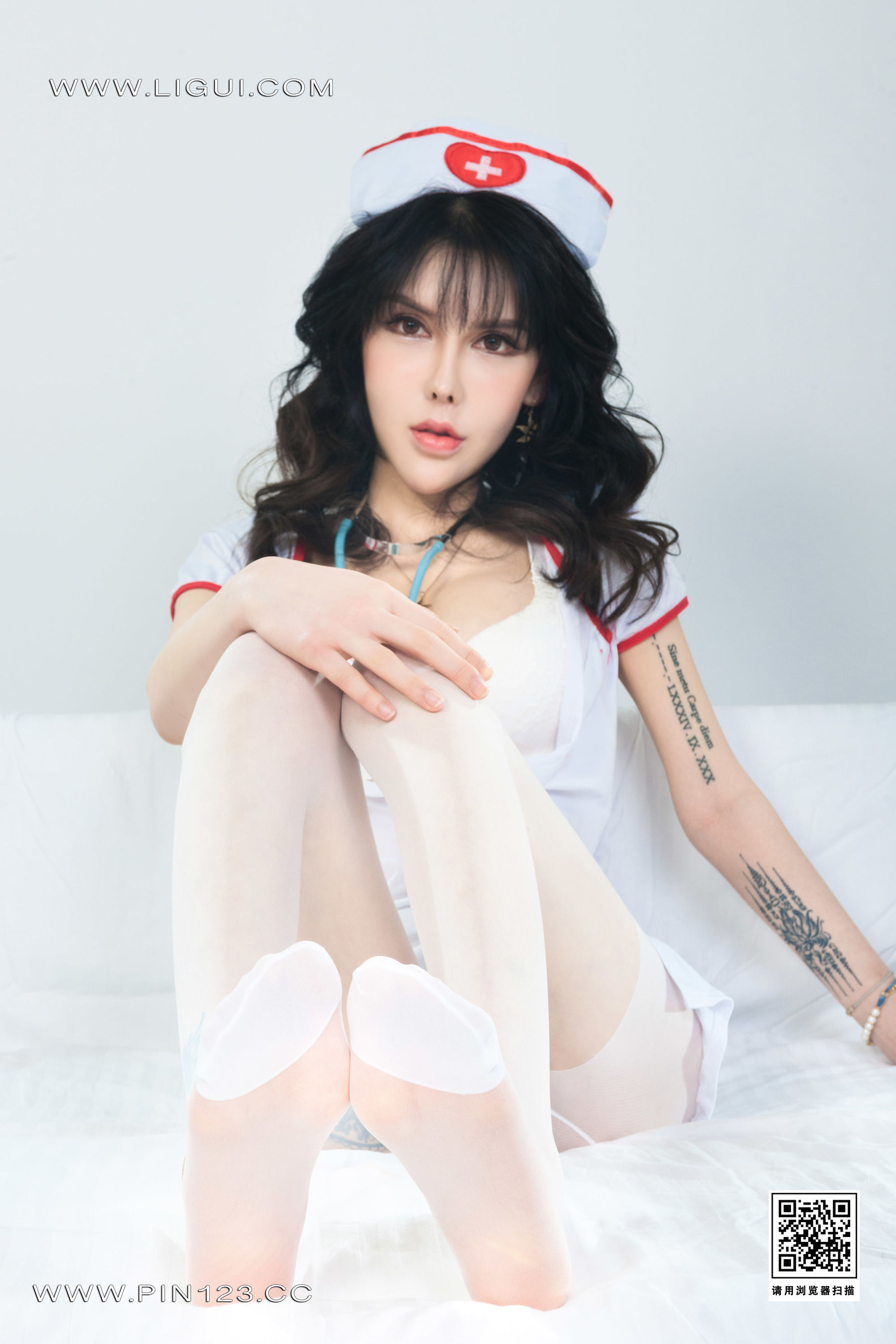[Ligui丽柜] 2023.04.17 白丝天使 猫猫