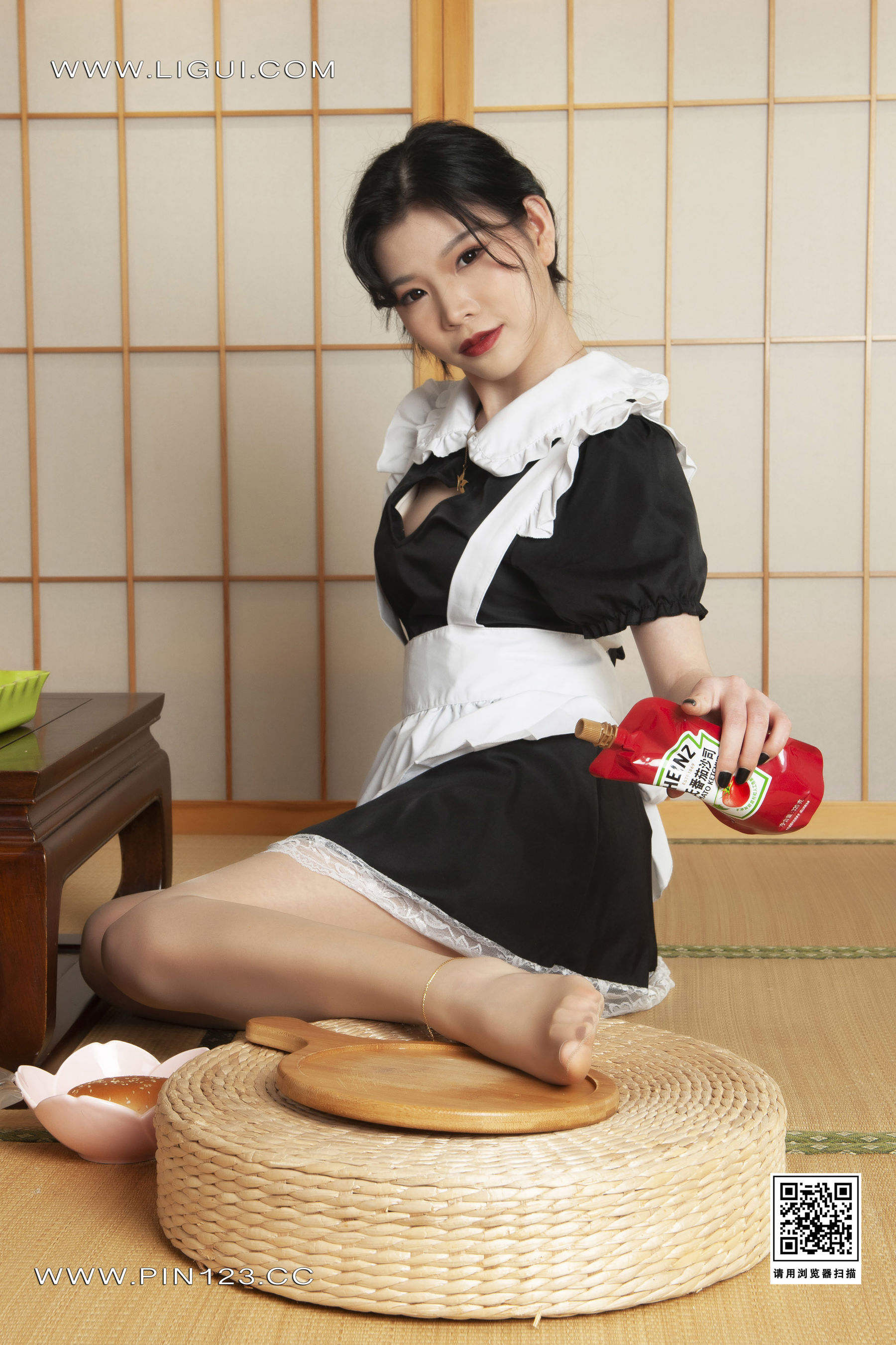 [Ligui丽柜] 2023.04.24 肉丝汉堡 橙子