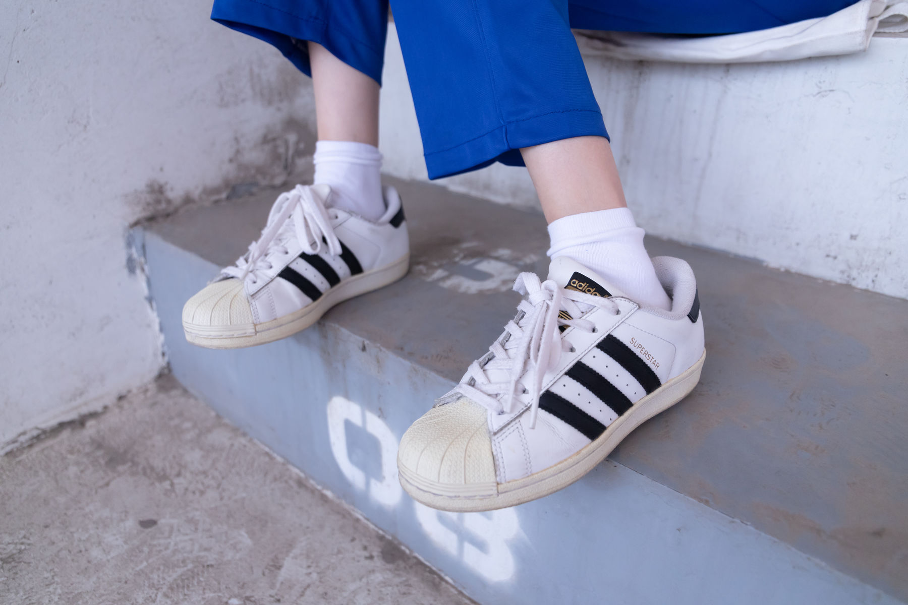 BoBoSocks袜啵啵 No.002 稚予-校服、贝壳头、白棉袜、裸足