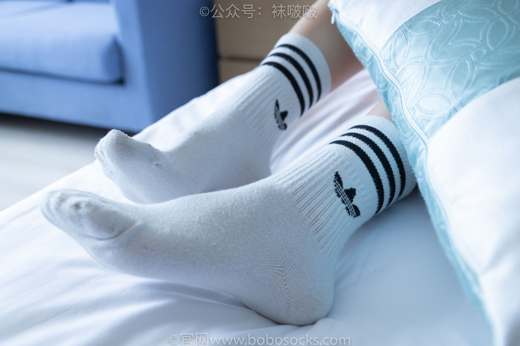 BoBoSocks袜啵啵 No.003 果冻-麦昆鞋、白色脏棉袜