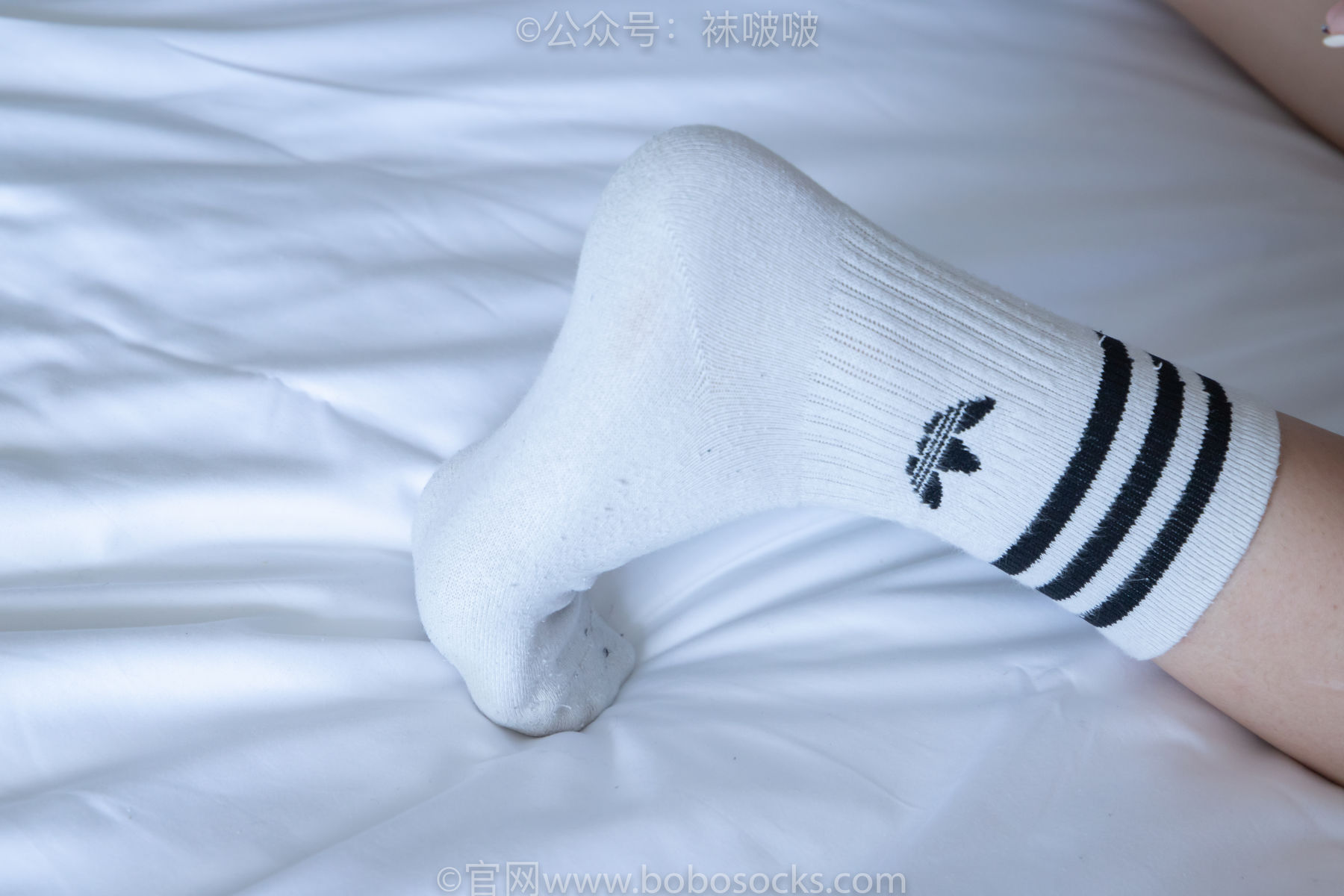 BoBoSocks袜啵啵 No.003 果冻-麦昆鞋、白色脏棉袜