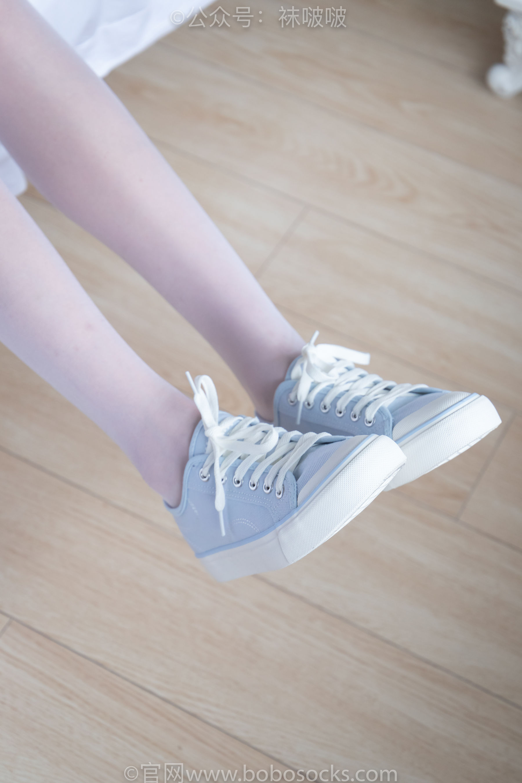 BoBoSocks袜啵啵 No.005 小甜豆-帆布鞋、薄白丝
